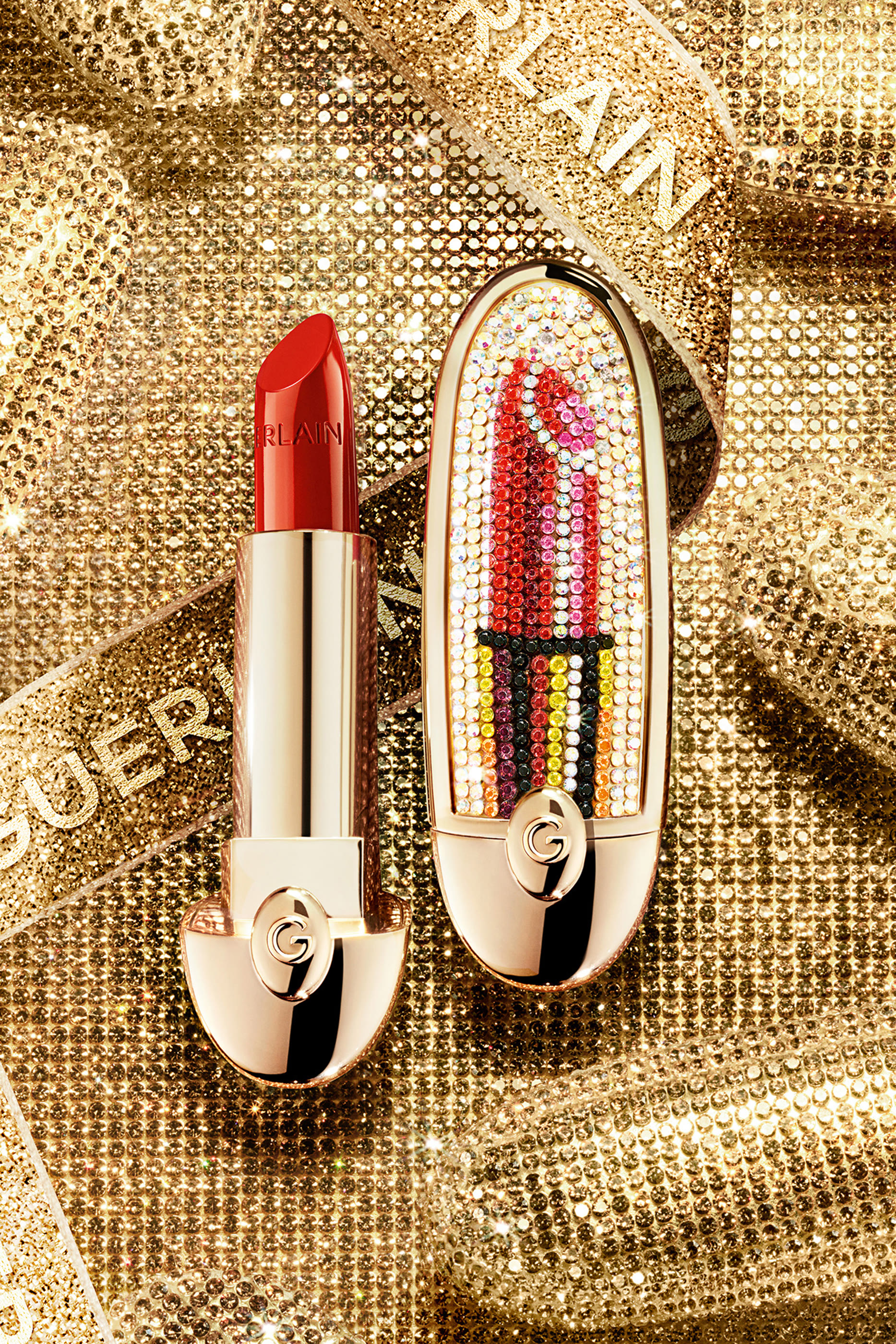 علبة أحمر شفاه روج جي فائق العناية بالشفاه