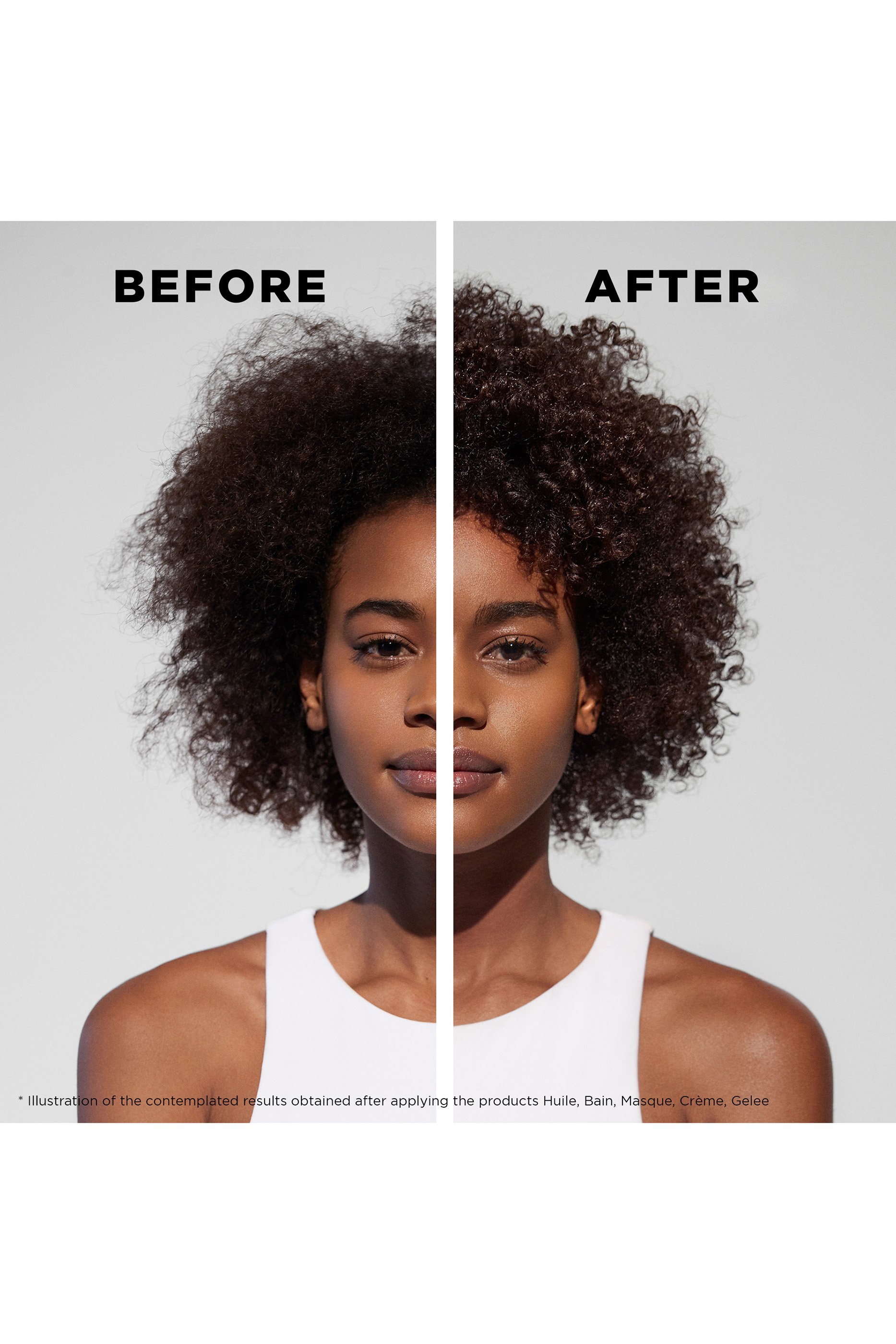 قناع كيرل مانيفستو لمعالجة الشعر