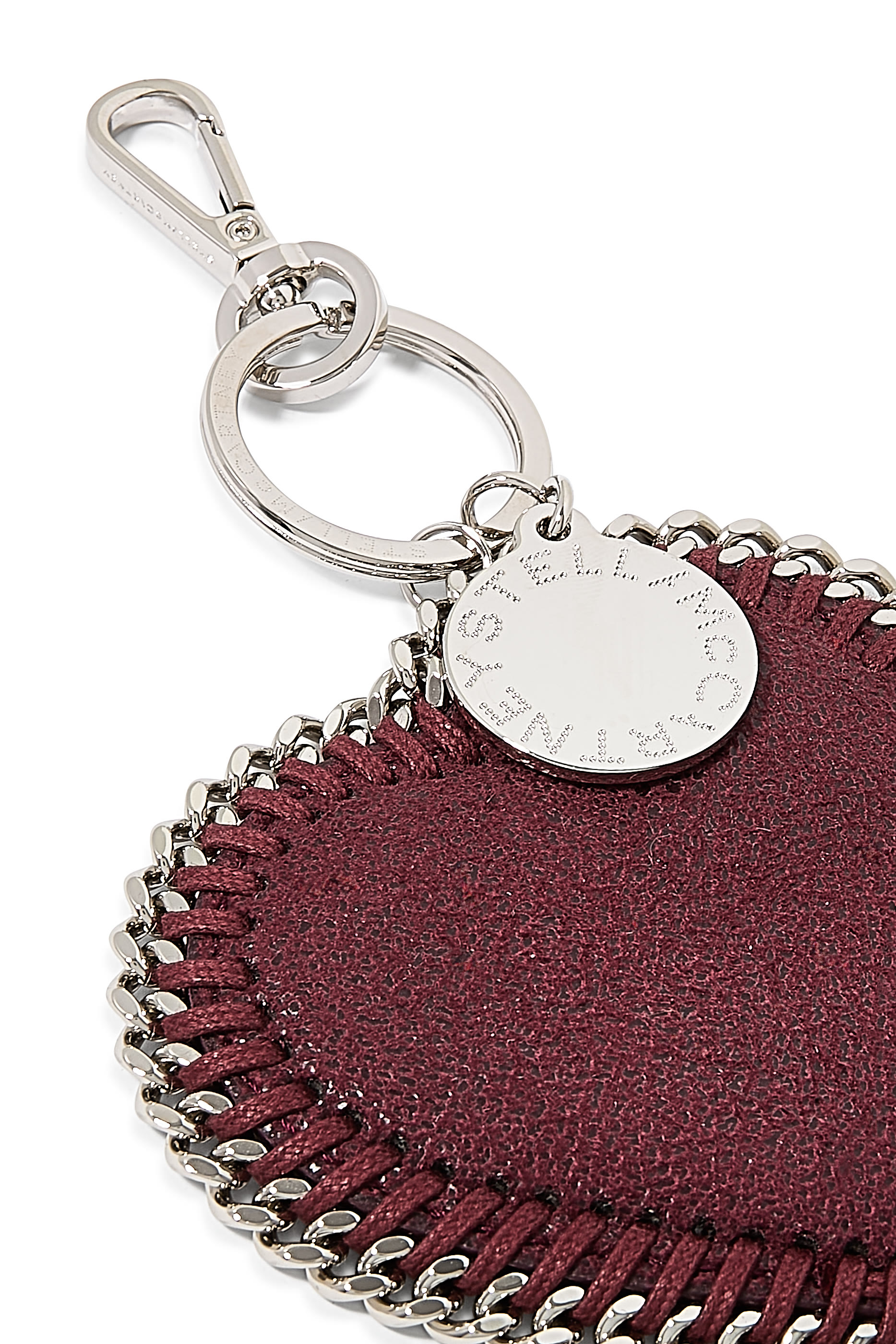 Falabella Heart Faux Leather Keyring
