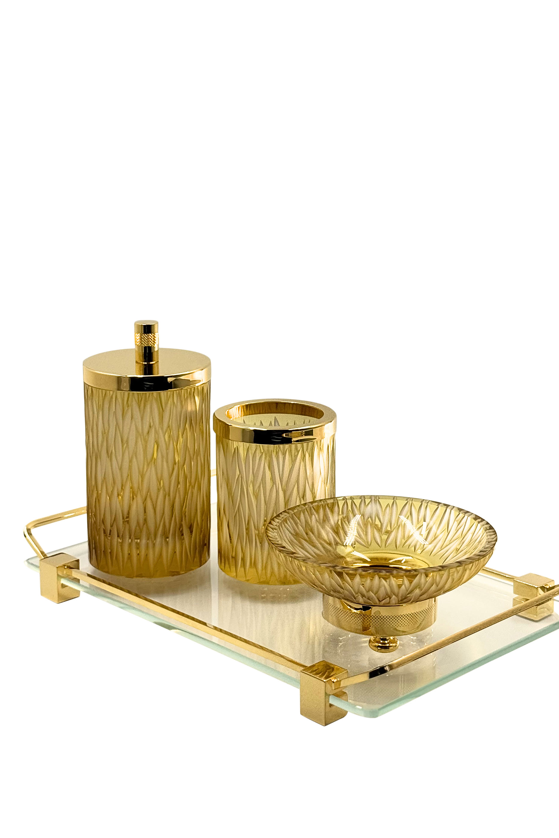 وعاء كرات القطن أمبر بليز