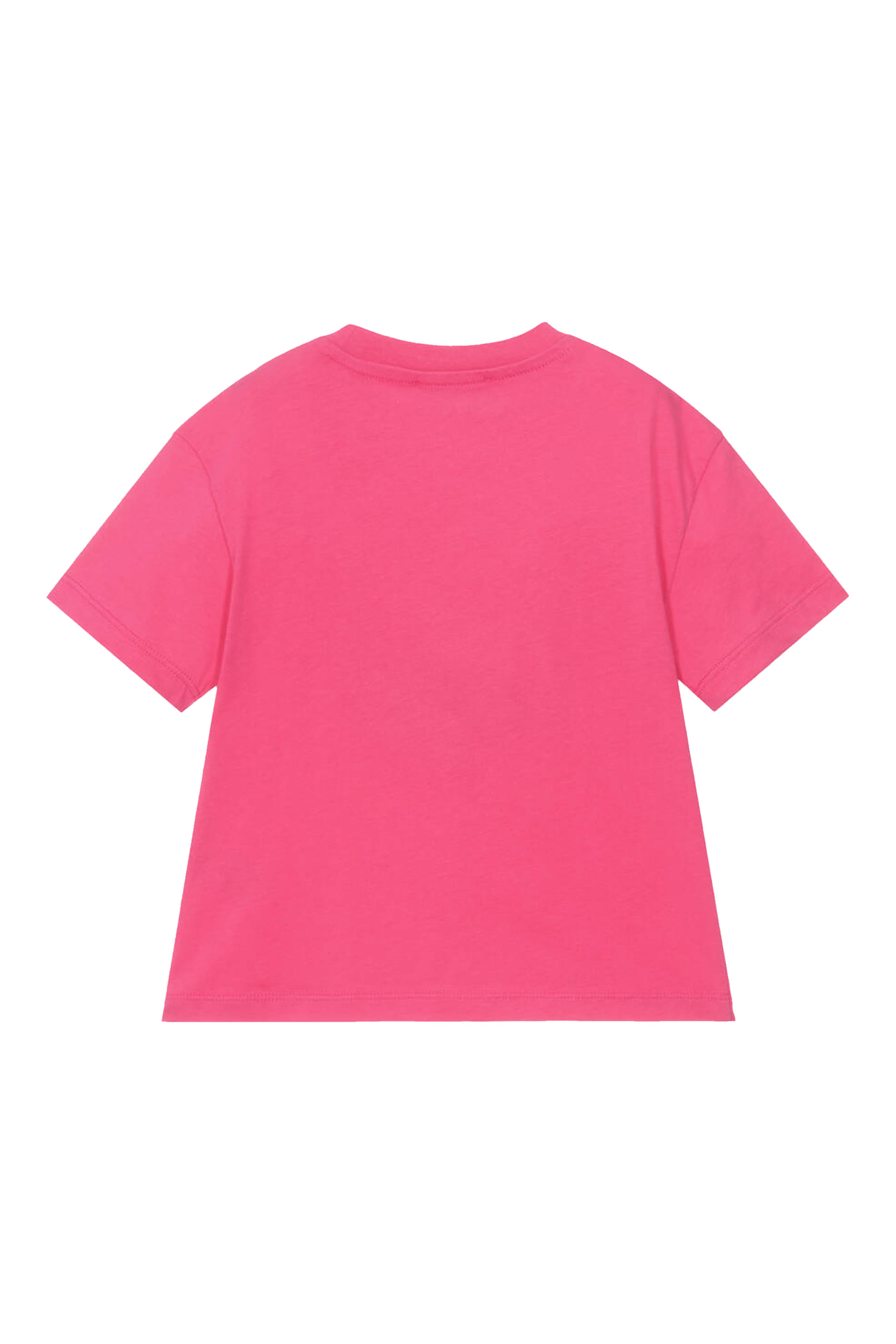 تيشيرت بطبعات شعار الماركة مرصع بالكريستال للأطفال