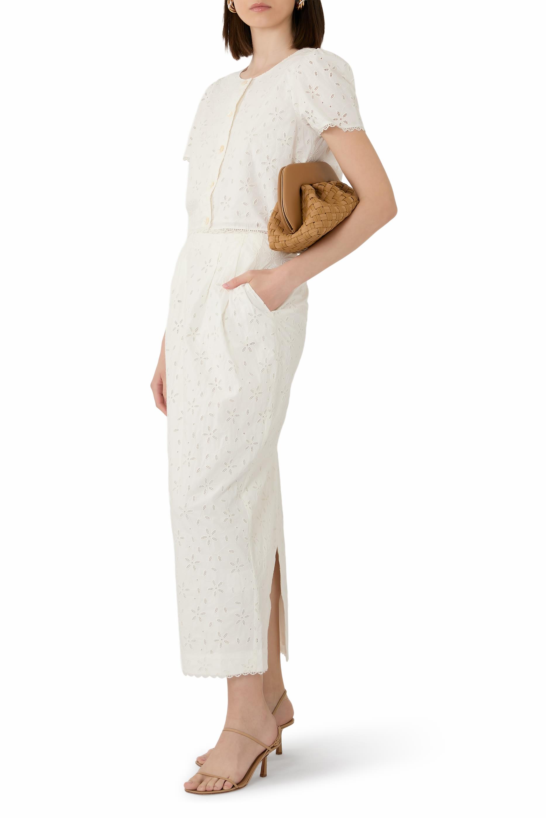 تنورة سلمى بقصة ضيقة مستقيمة