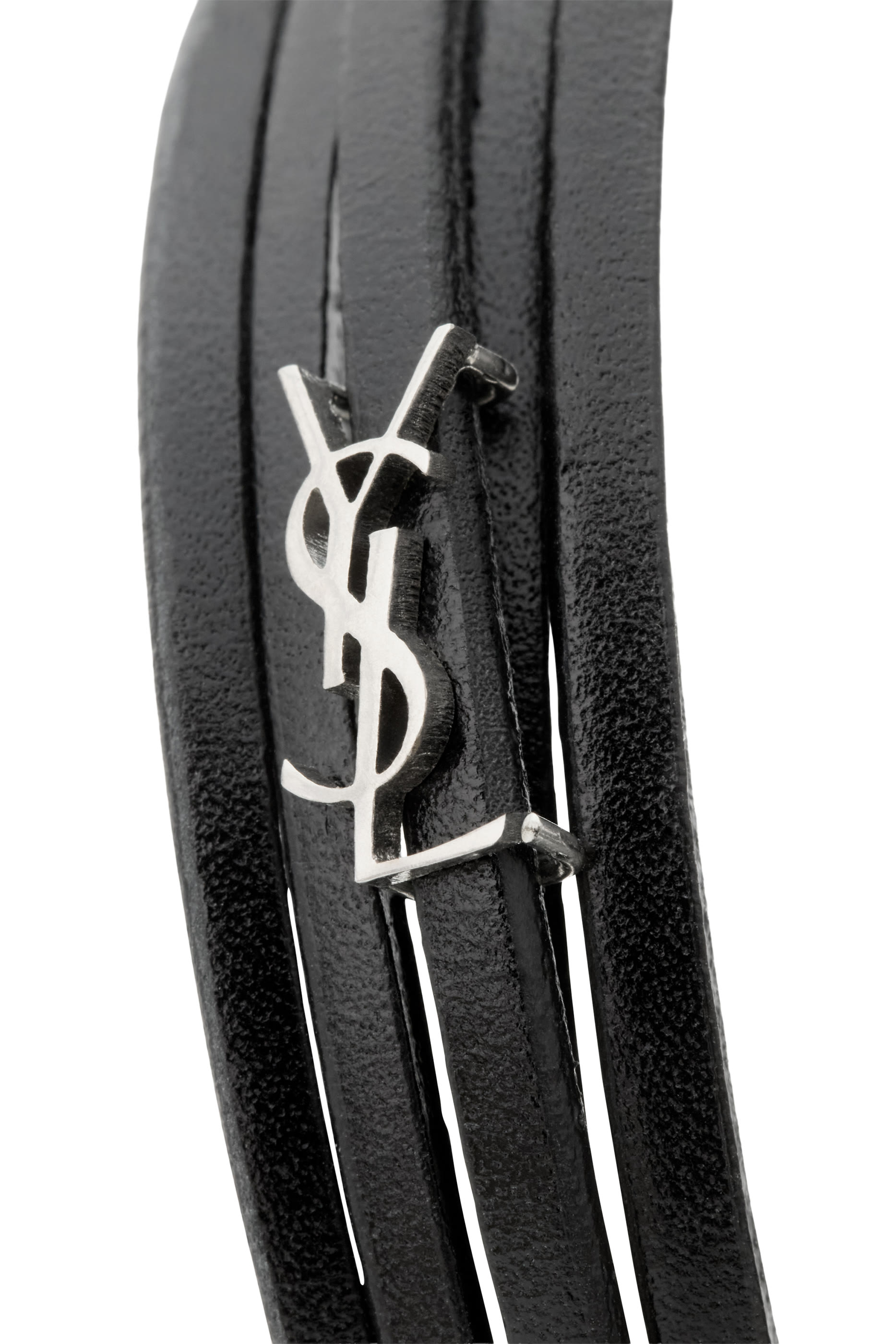 سوار بخيوط وشعار الماركة جلد