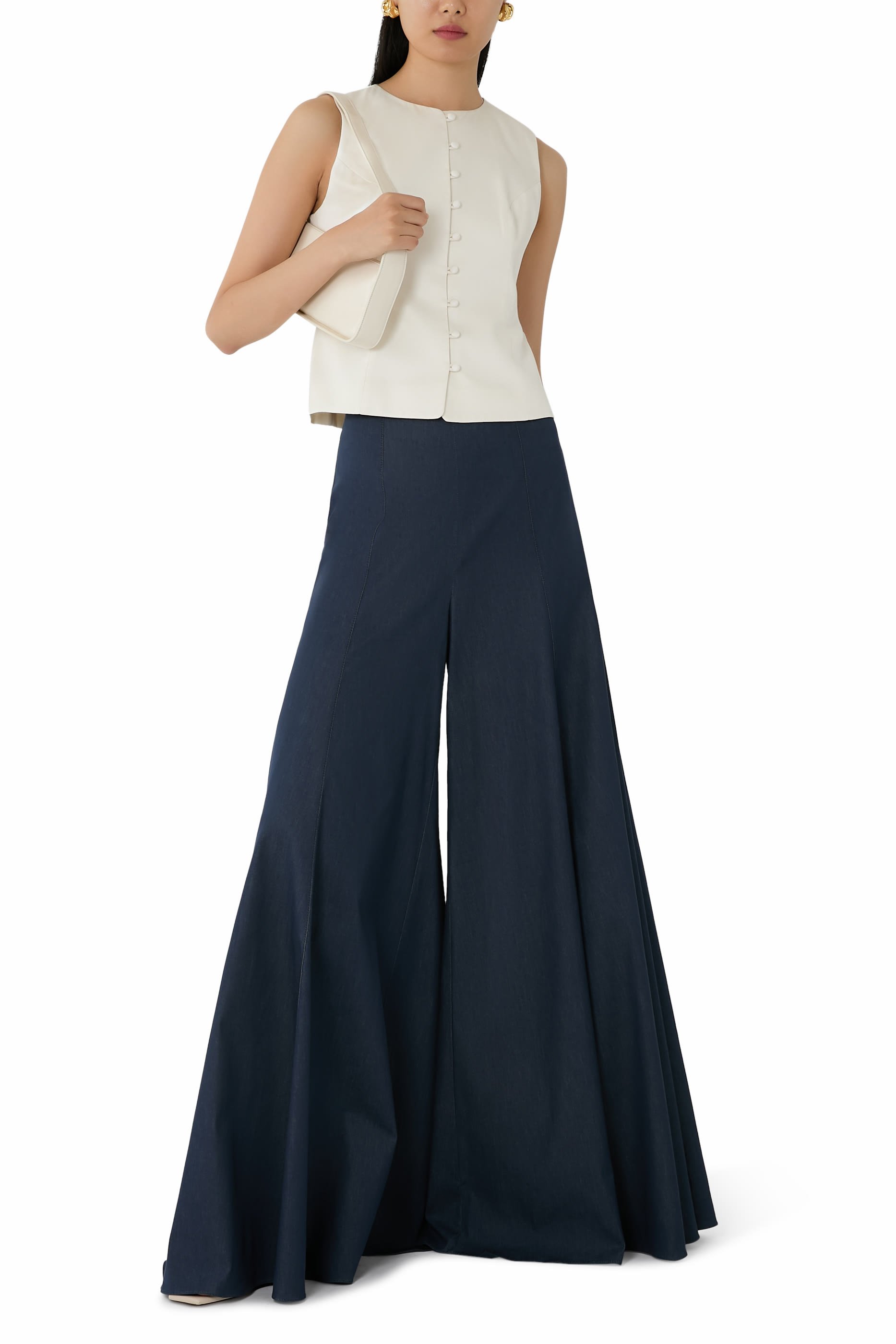 Palazzo Wide-Leg Pants