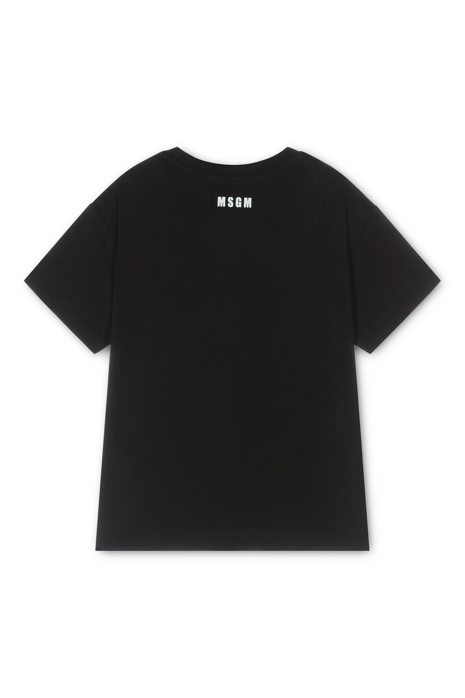 تيشيرت جرسيه بطبعات بطلاء للأطفال