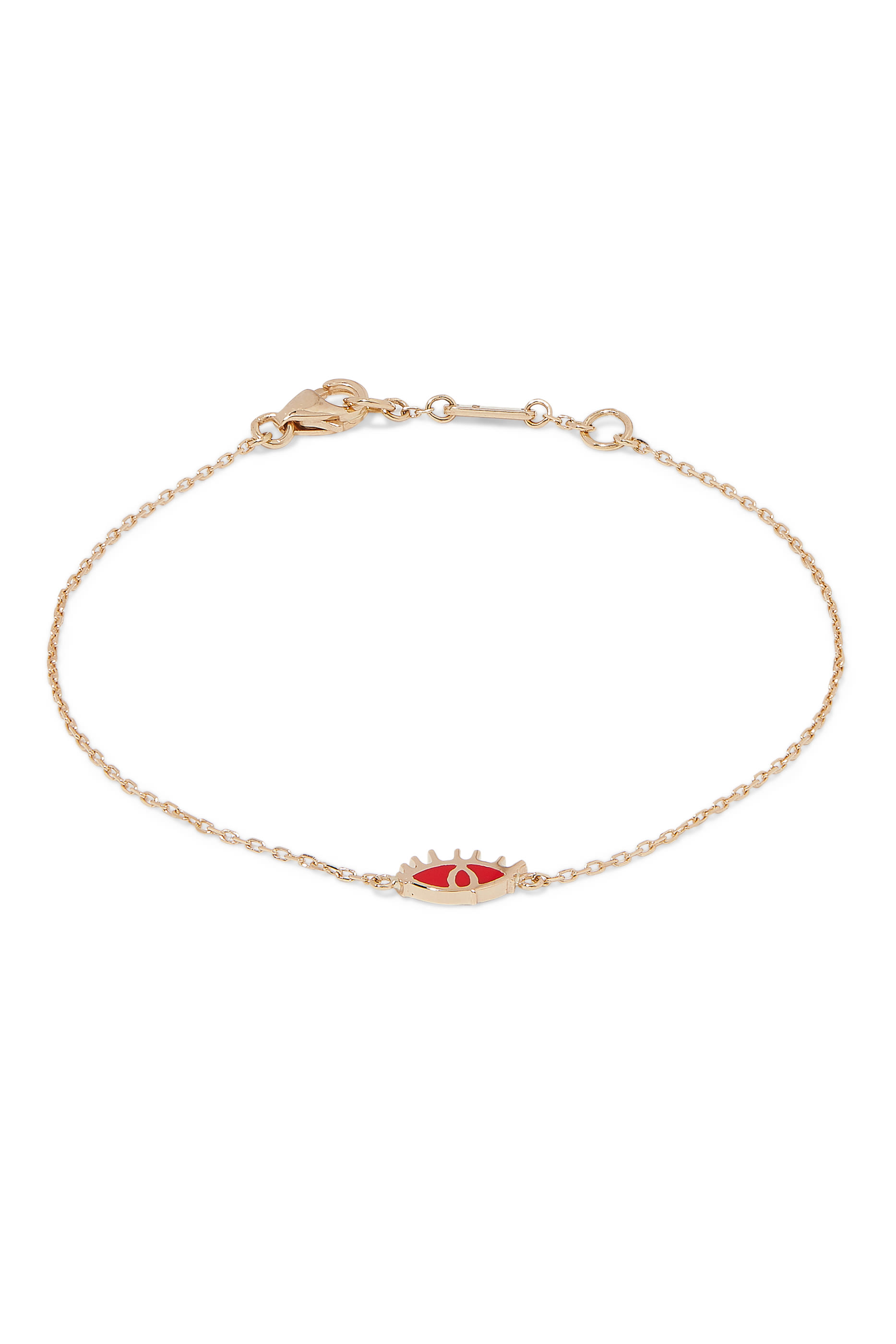 سوار بحلية عين الحسود مطلية بمينا