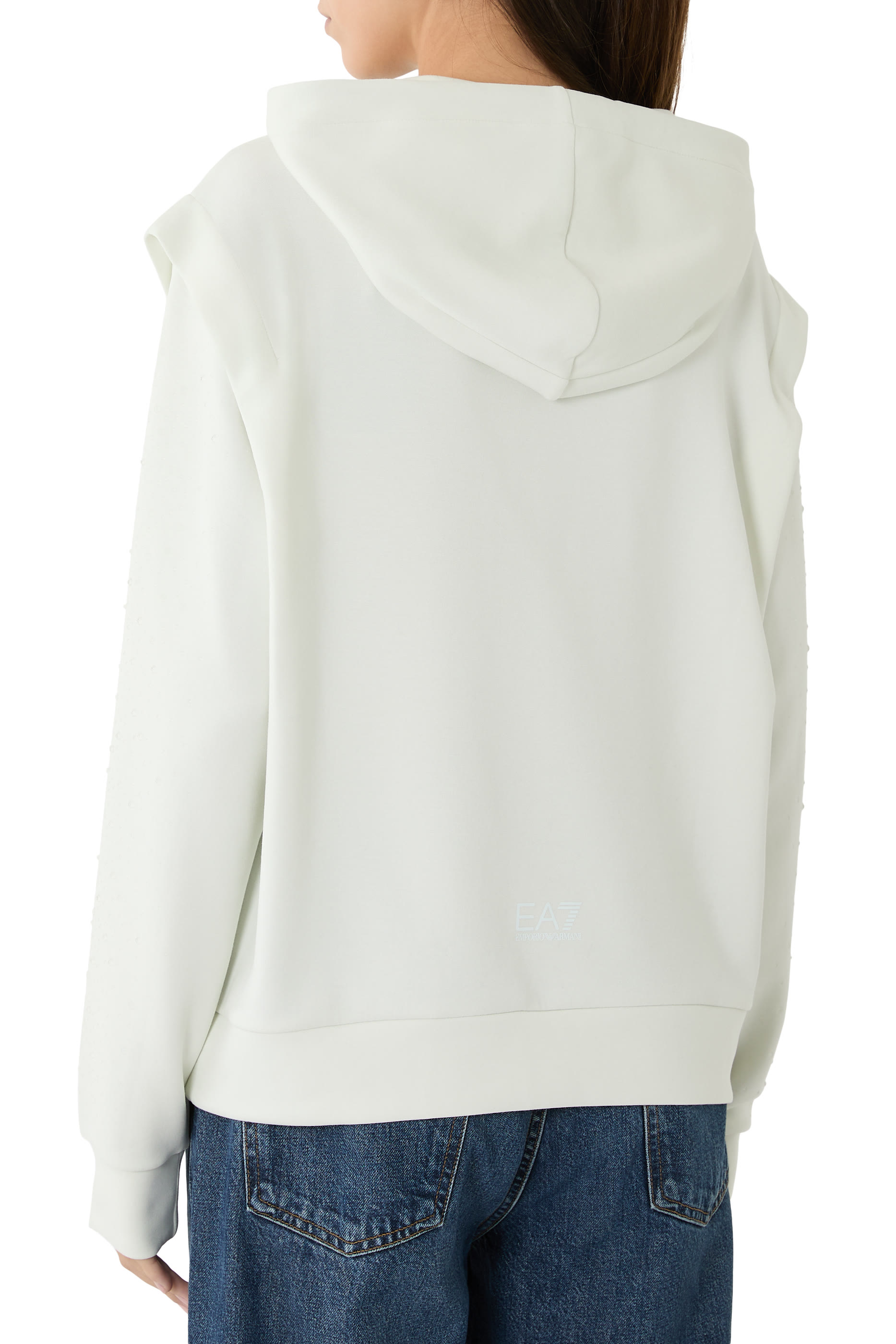 هودي مزين بأحجار الراين