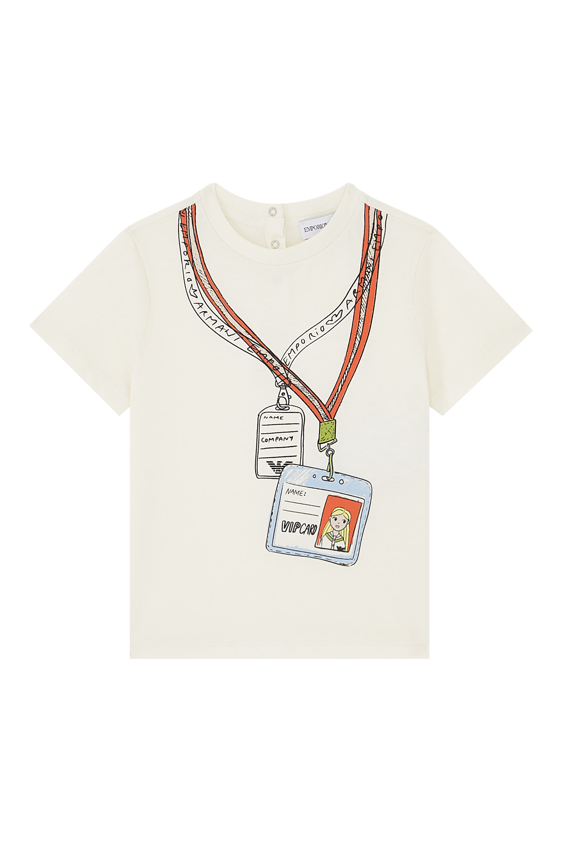 تيشيرت قطن بطبعات غرافيك للأطفال