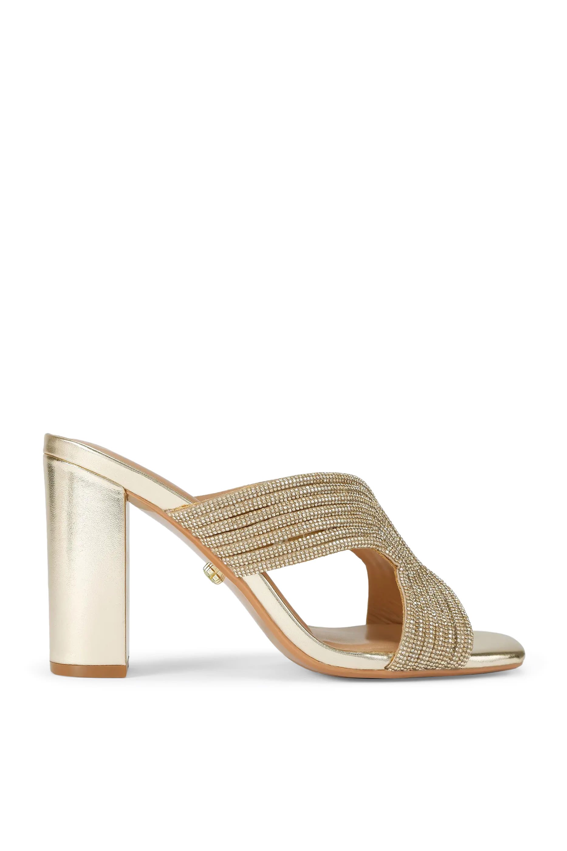 حذاء كارفيلا باباراتزي 90 مفتوح من الخلف بكعب عريض