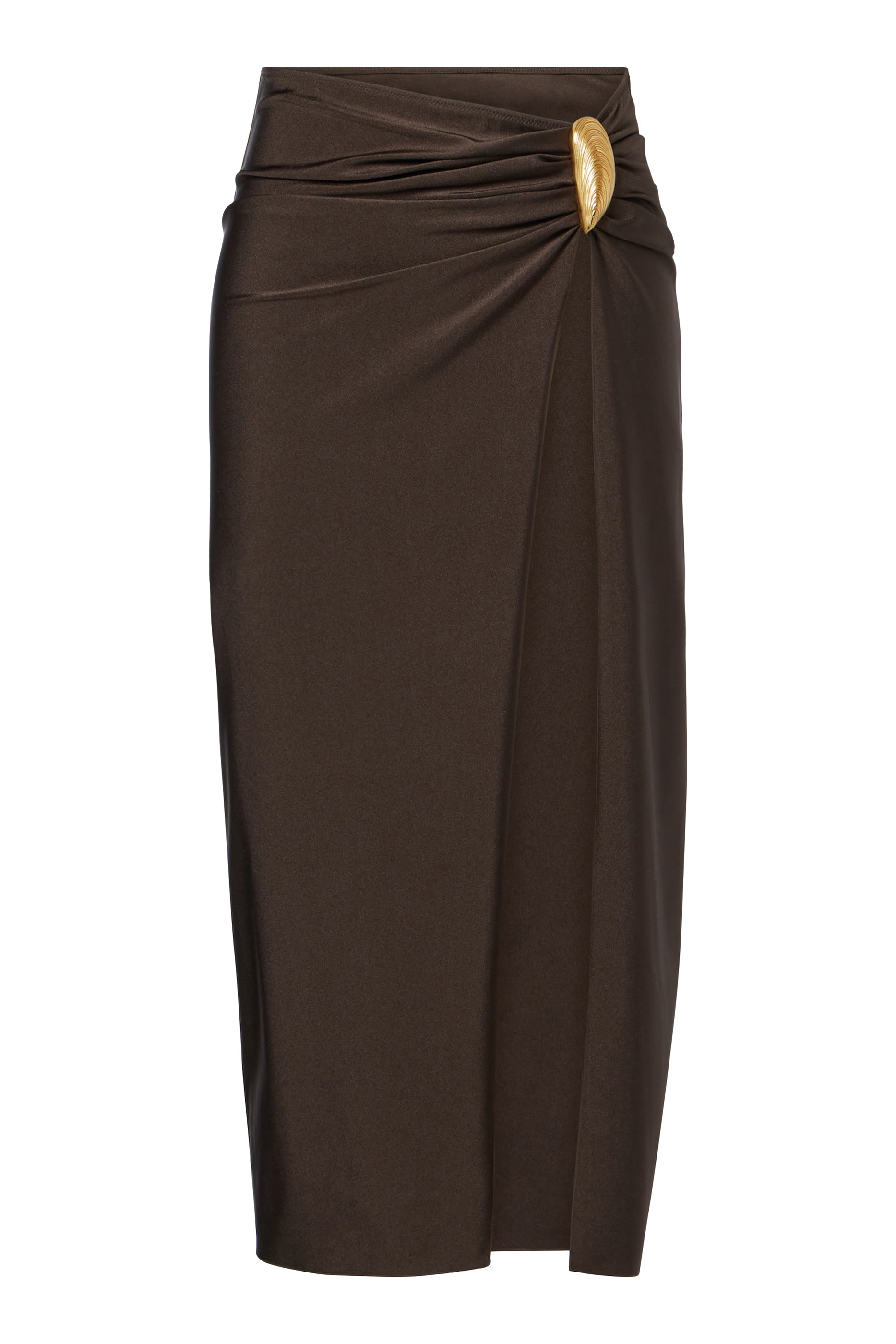 تنورة إيانا متوسطة الطول بحلية بتصميم صدفة