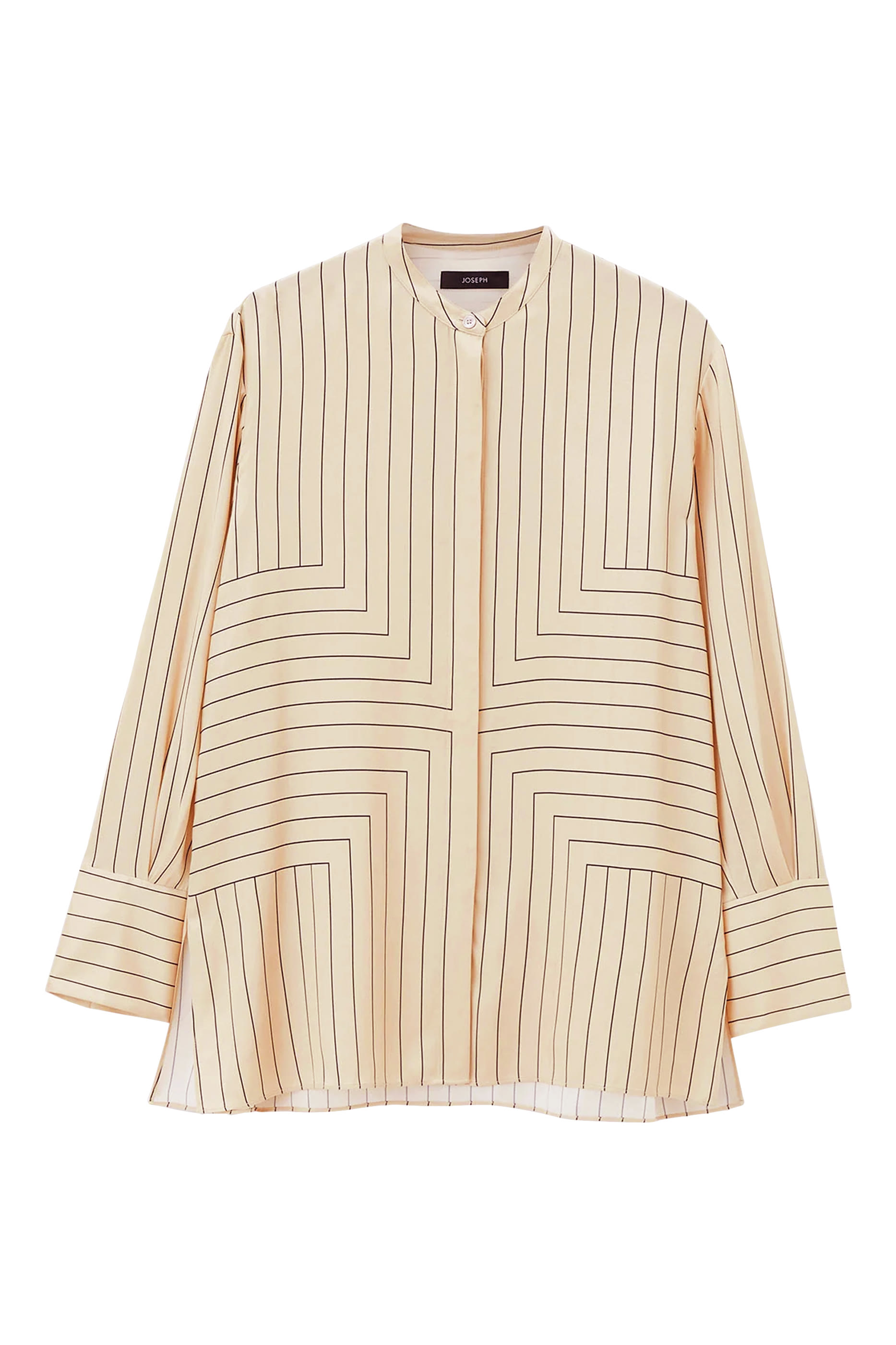 بلوزة أثينا بطبعة هندسية حرير