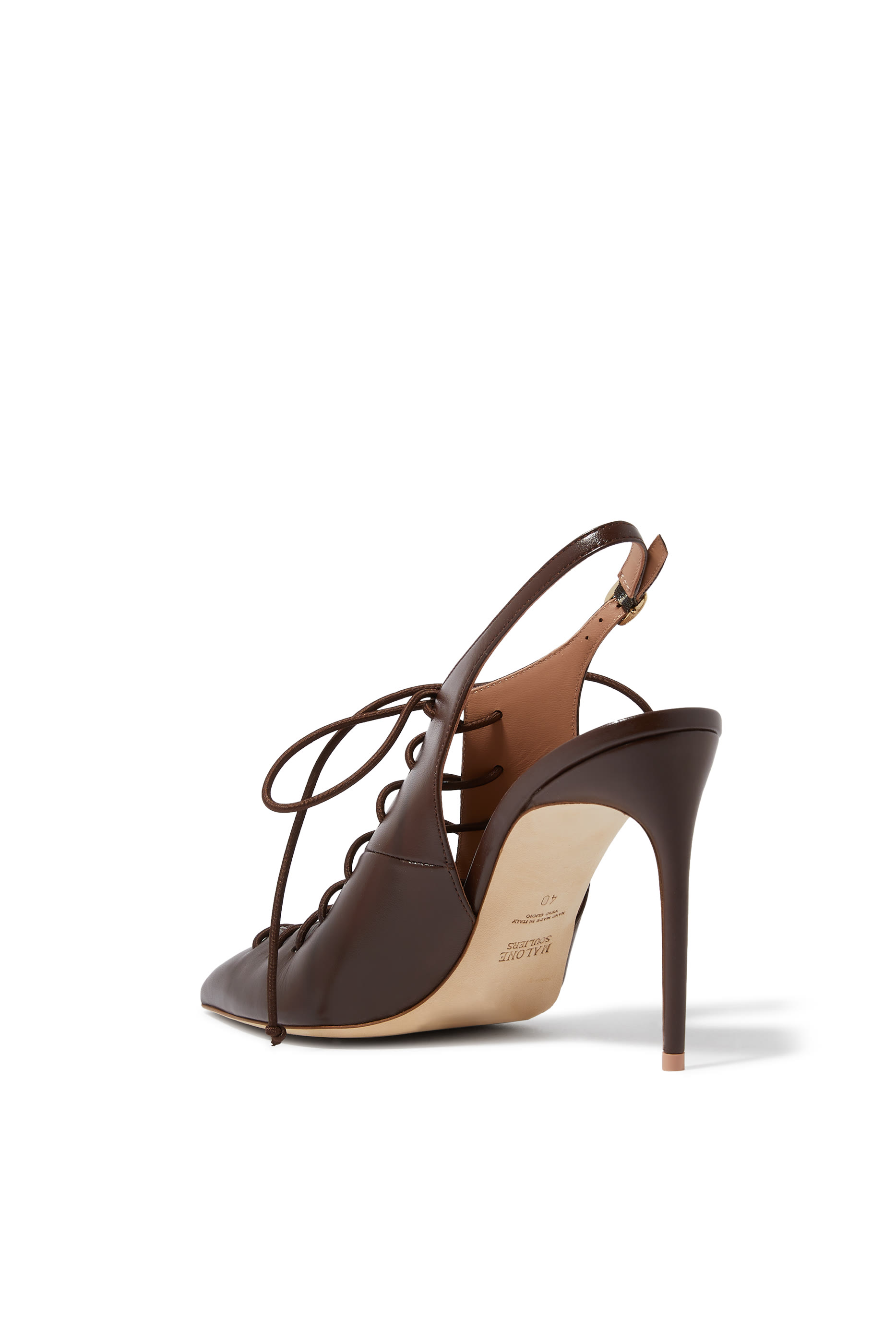 حذاء كلاسيكي 90 بمقدمة مدببة ورباط