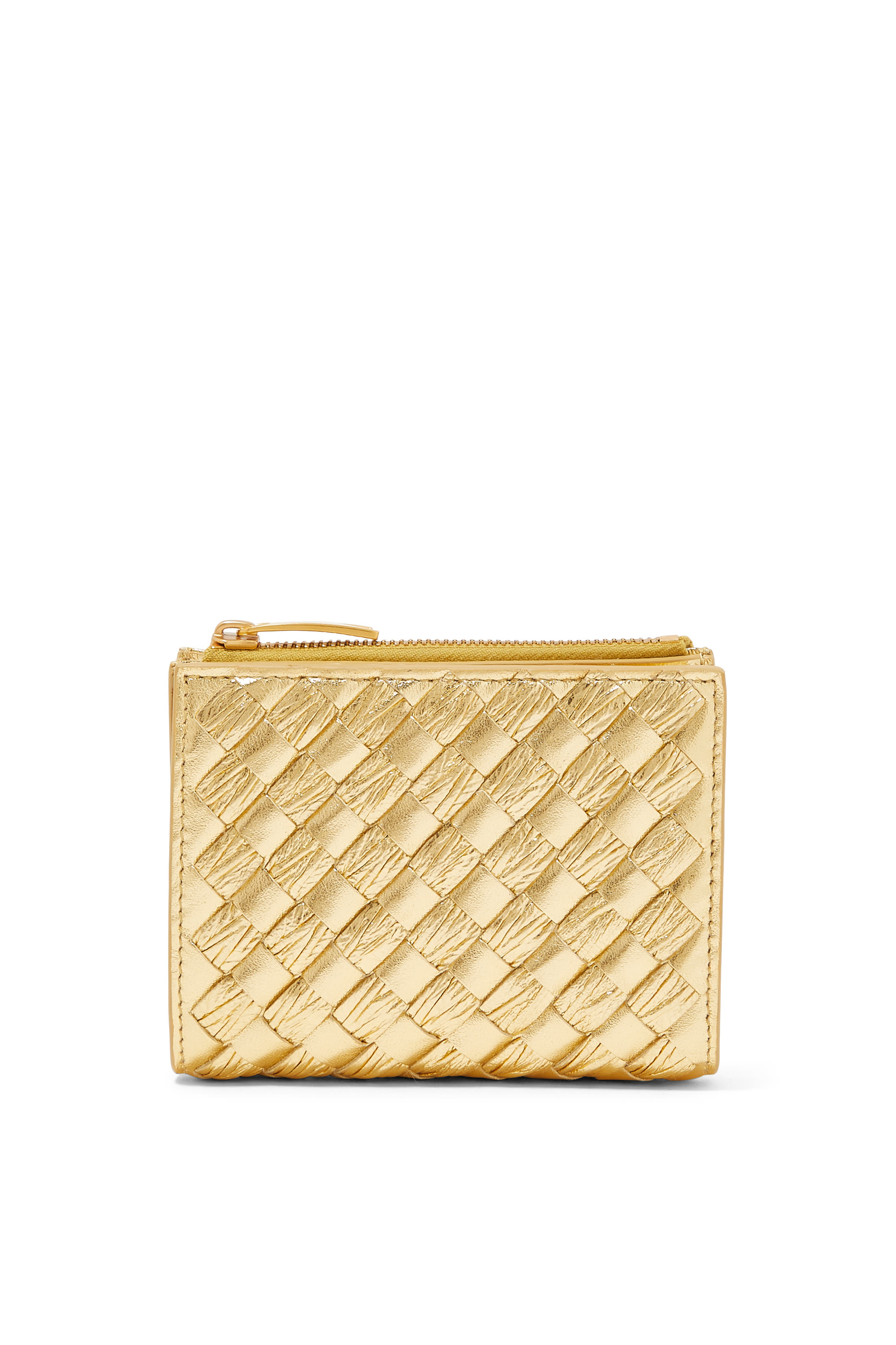 محفظة صغيرة ثنائية الطي بسحاب