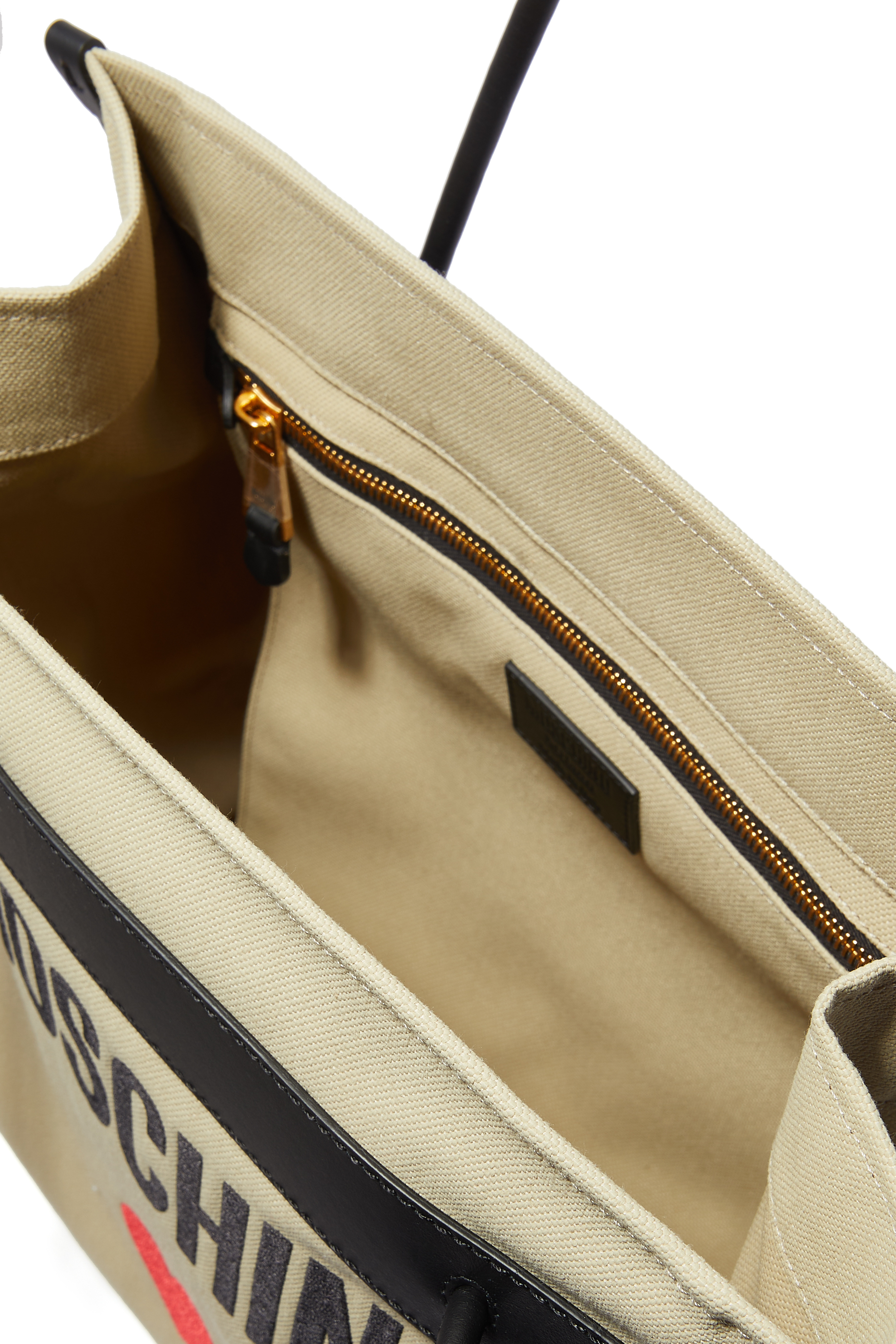 حقيبة يد قنب بطبعات شعار الماركة