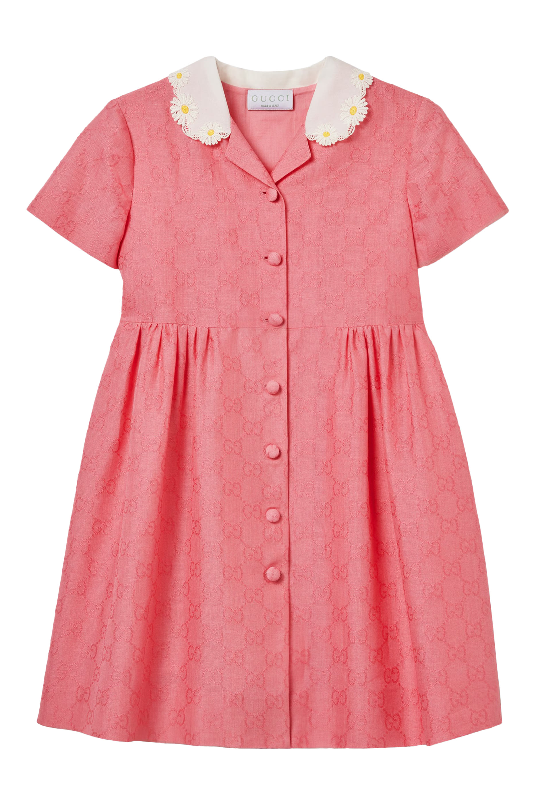 فستان بشعار الماركة قطن للأطفال