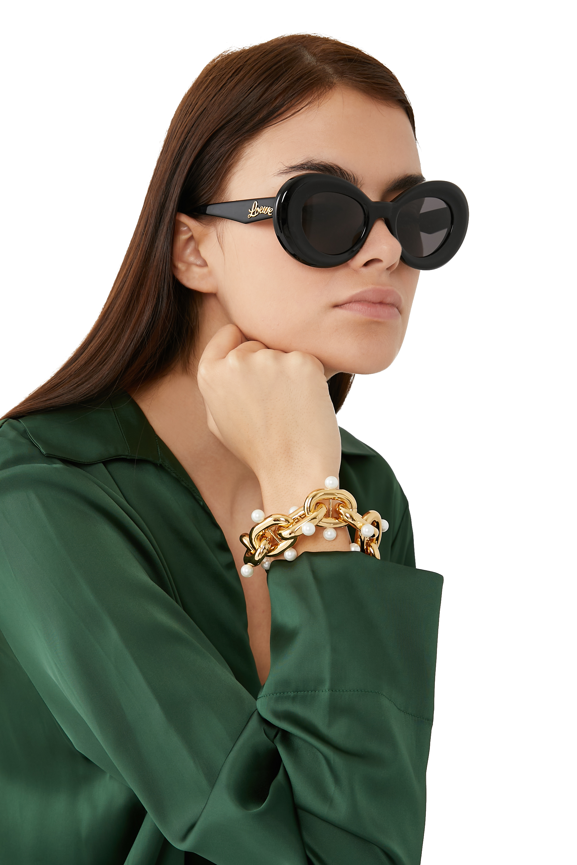 نظارة شمسية بتصميم فراشة أسيتات