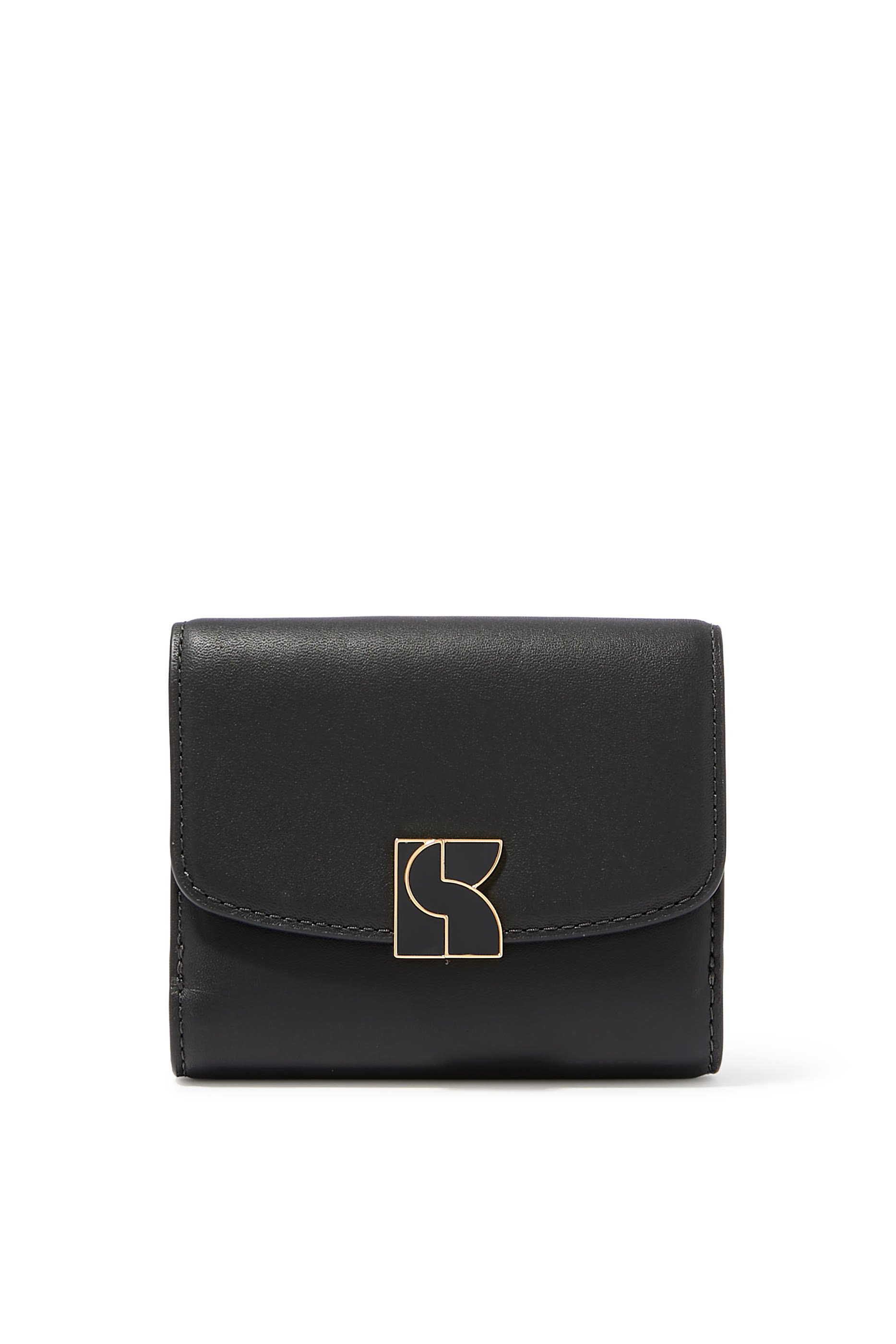 محفظة داكوتا بتصميم ثنائي الطي بغطاء قلاب