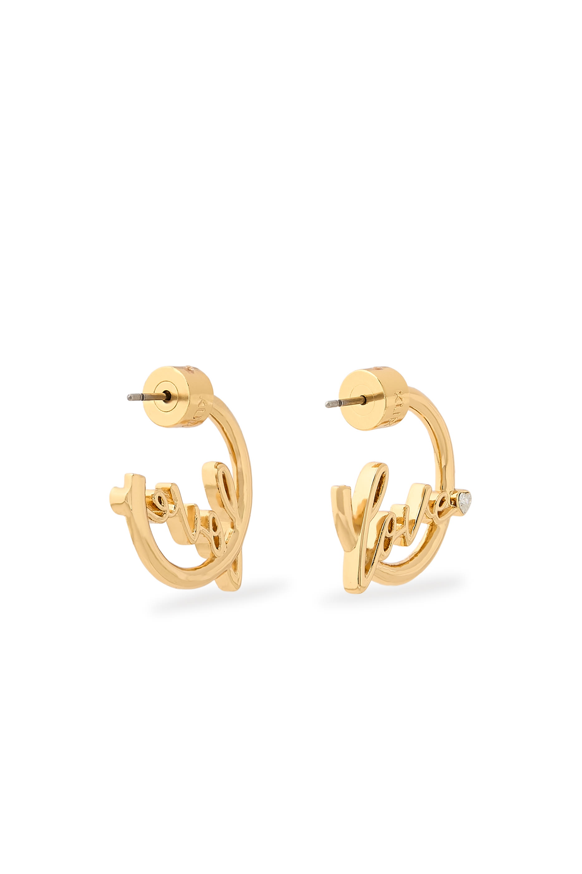 أقراط لوف دائرية صغيرة