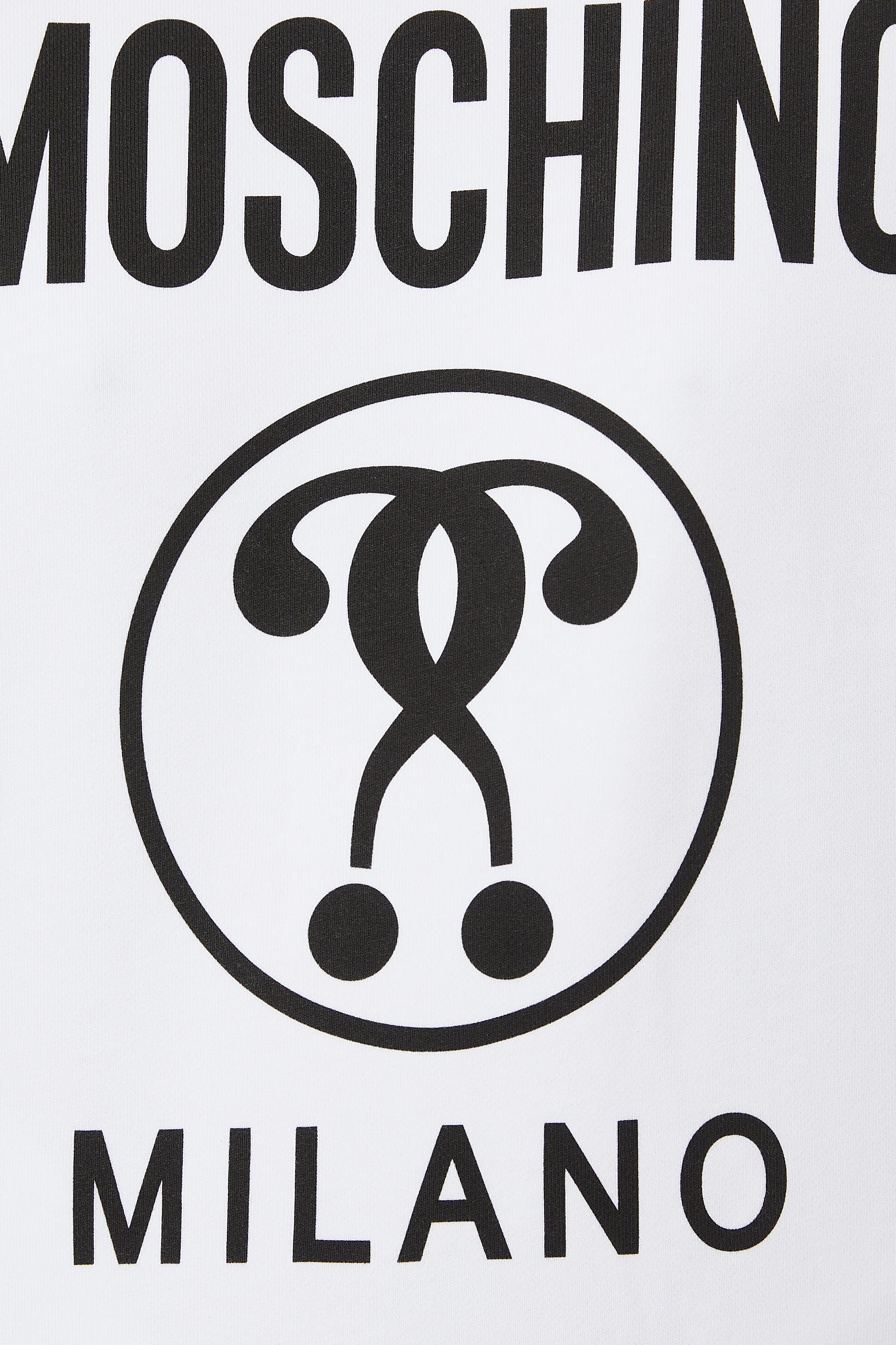 سويت شيرت قطن بطبعة شعار الماركة