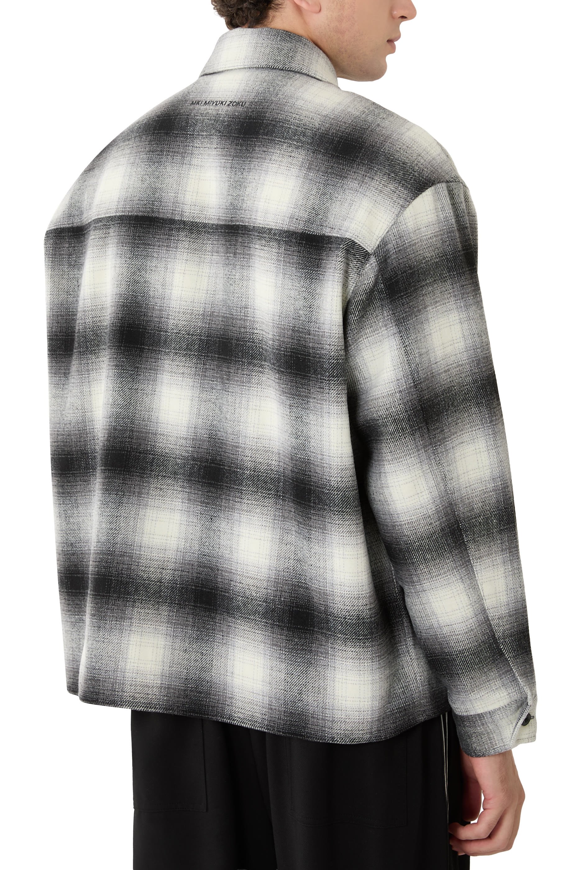 Mki Wool Check Box Shirt