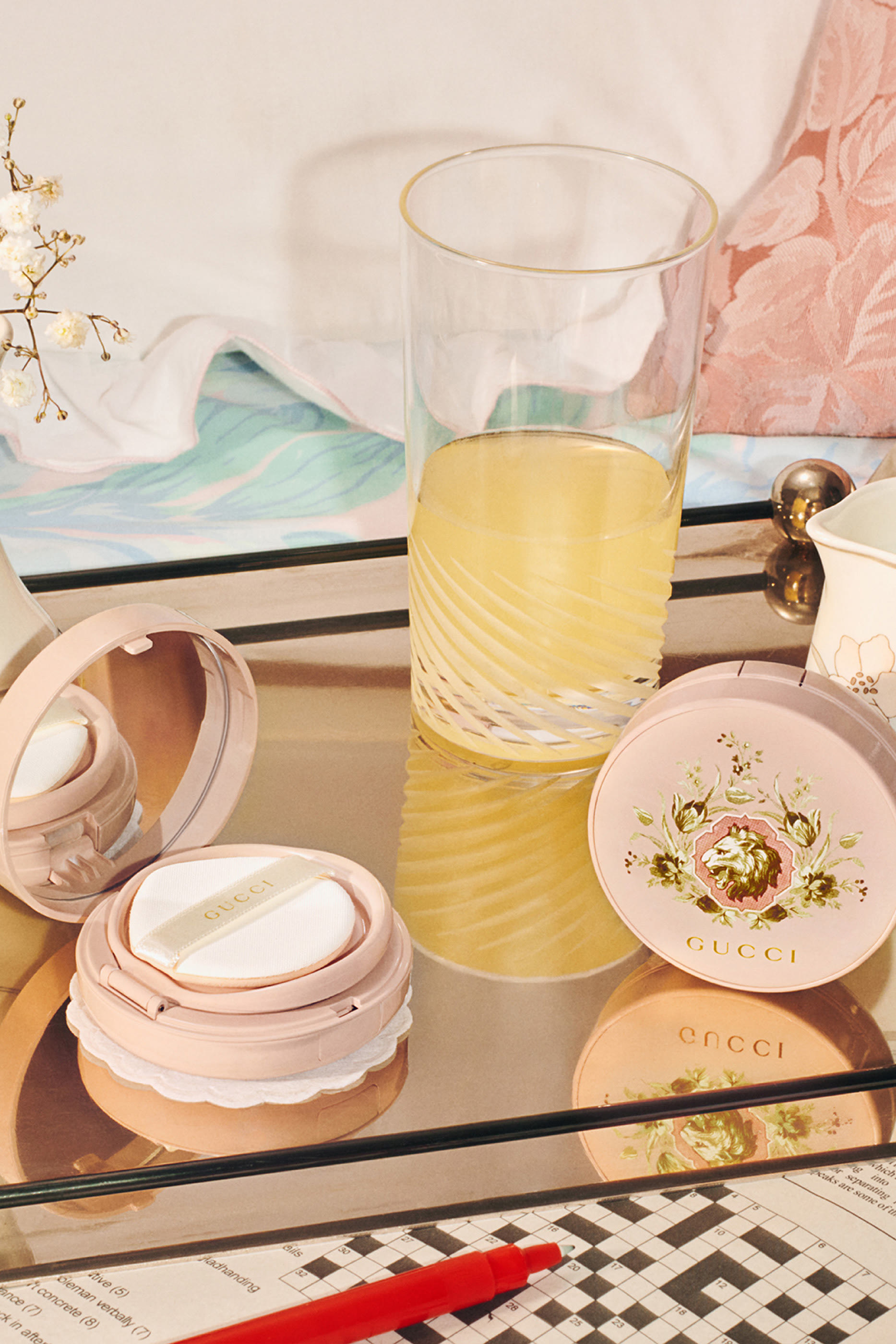 كريم أساس مضغوط غوتشي كوشون دو بيوتيه 