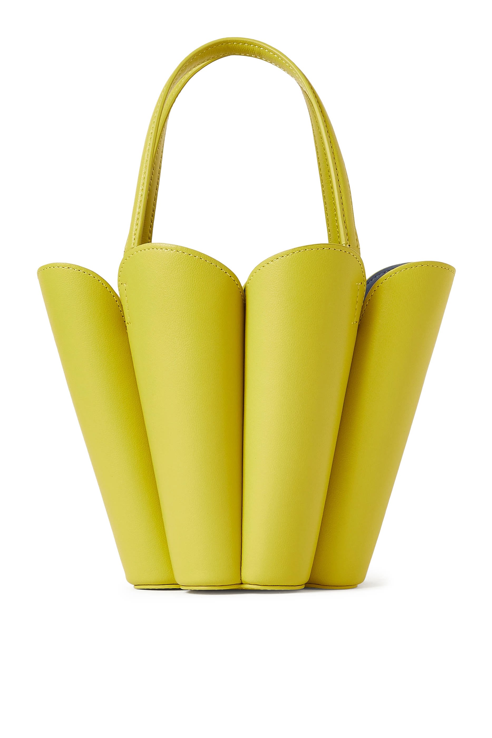 حقيبة باكيت بنقشة زهور بشكل بستوني