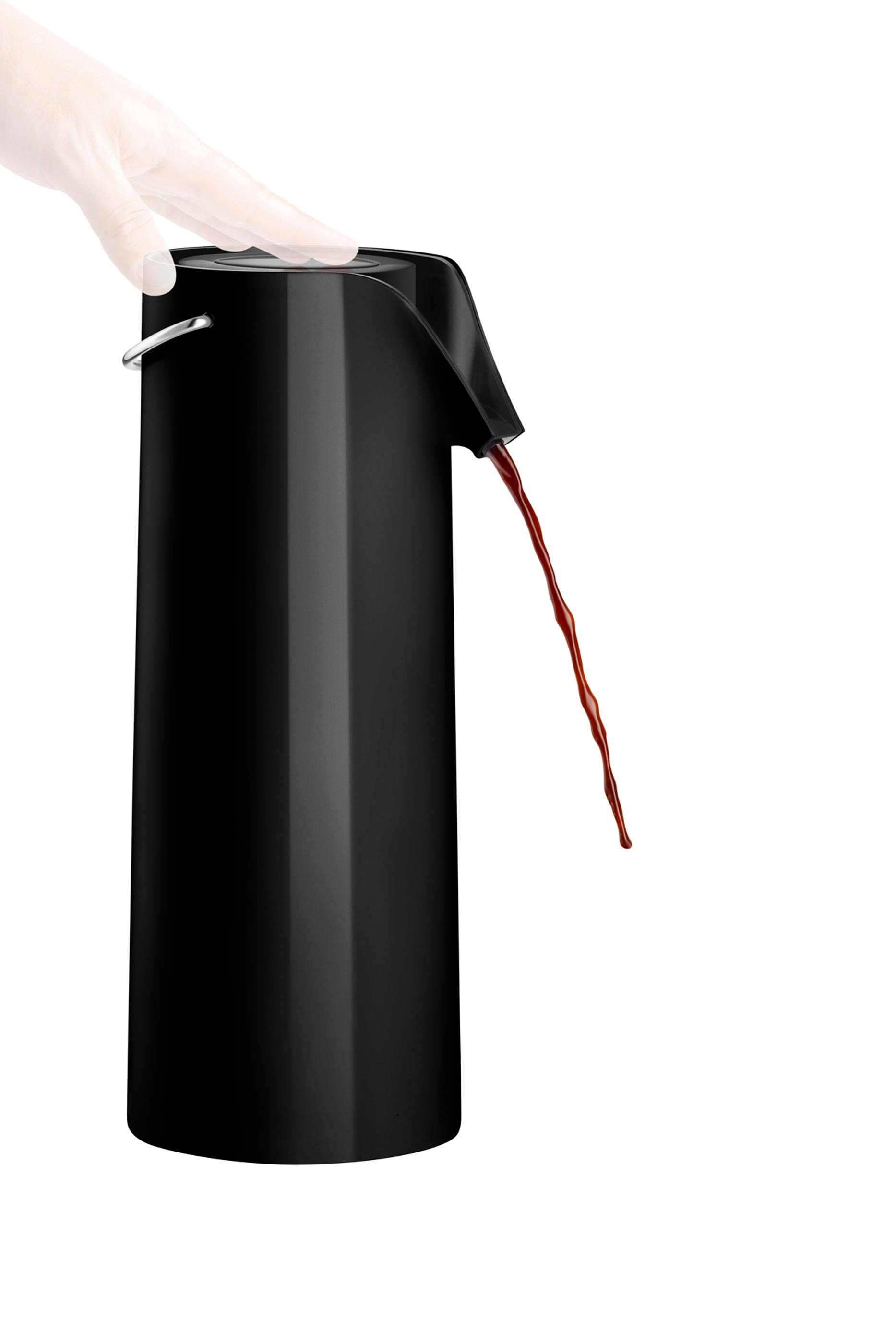 إبريق مفرغ من الهواء بمضخة