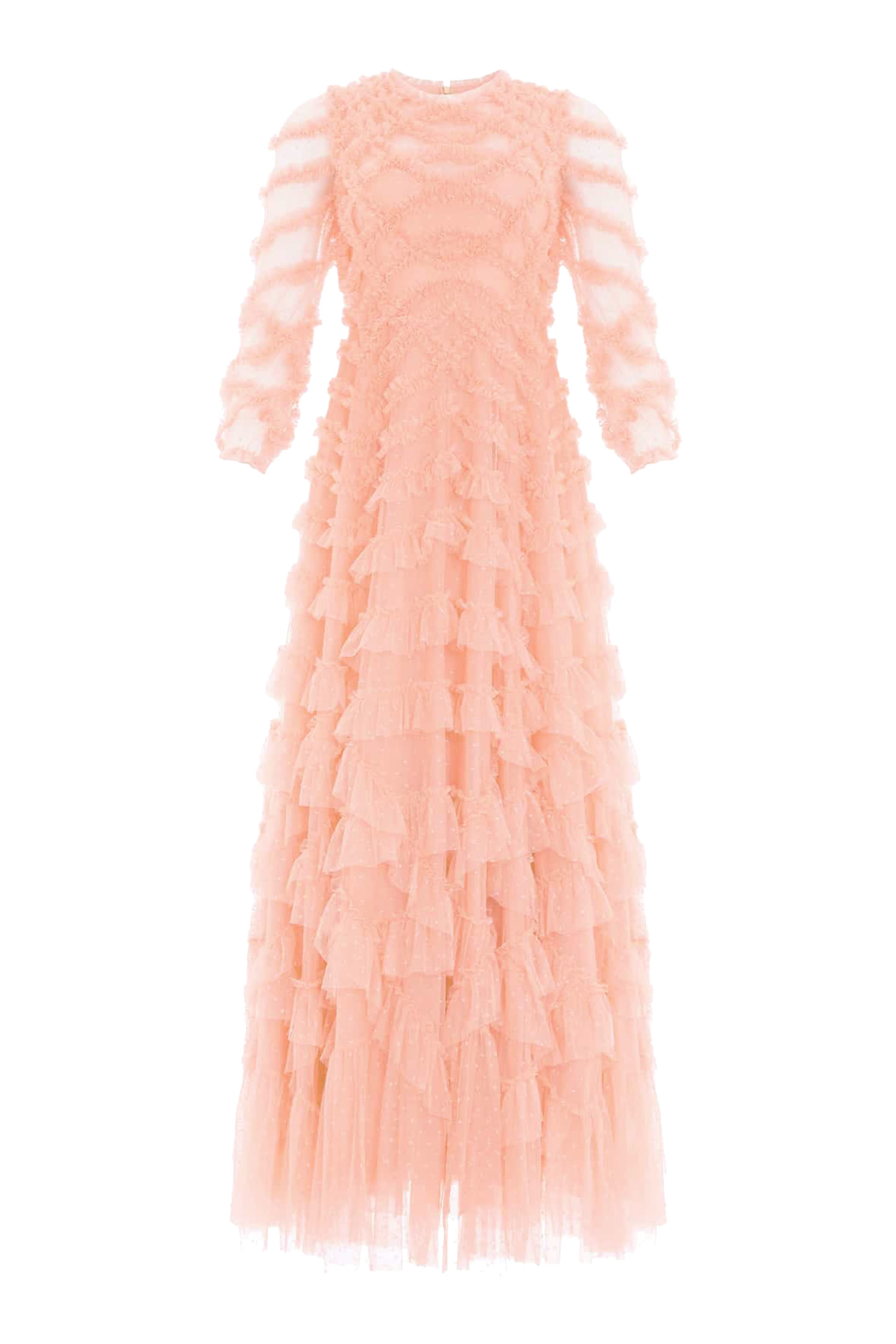 فستان لانا بياقة مستديرة