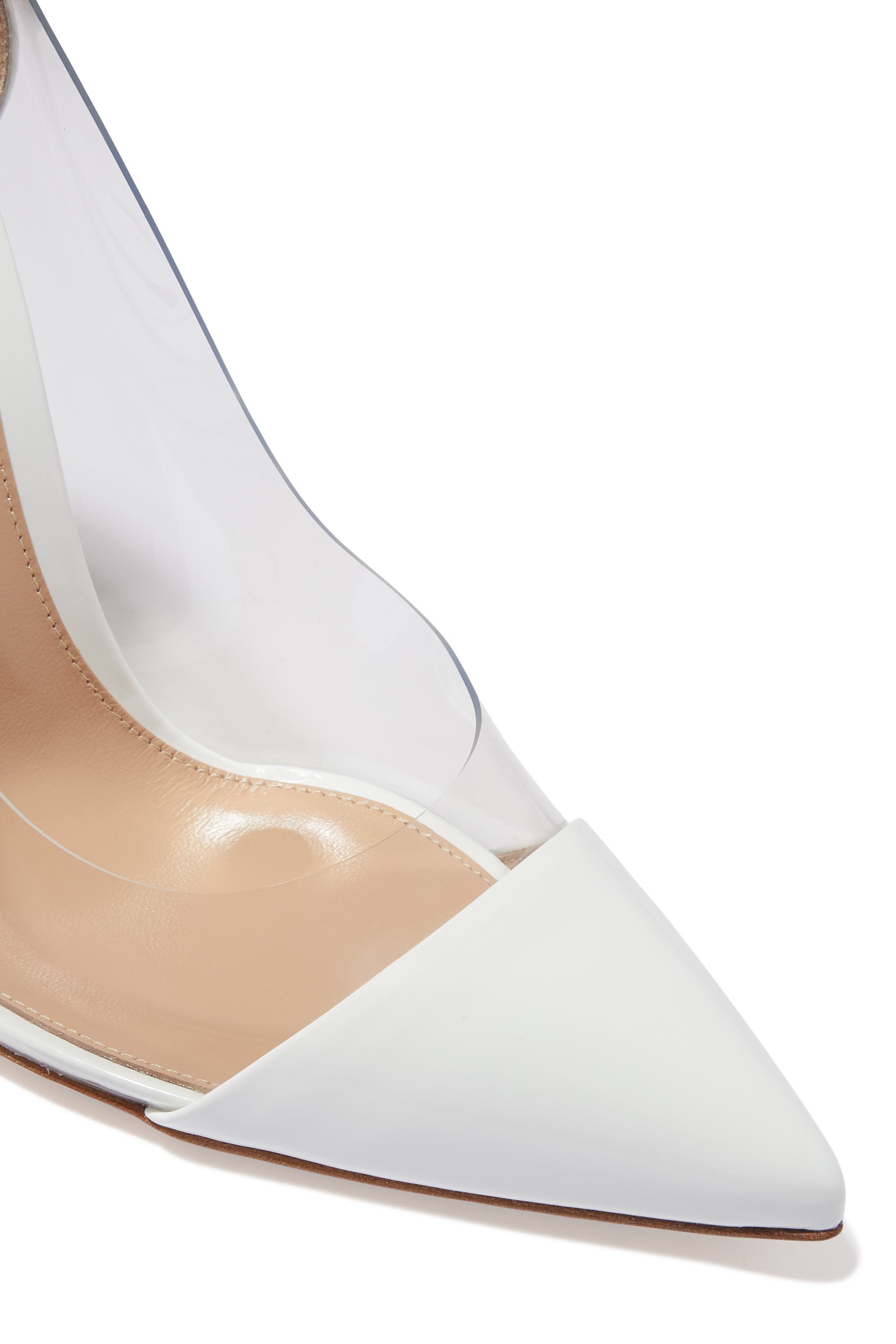 حذاء كلاسيك 105 جلد وأجزاء شفافة