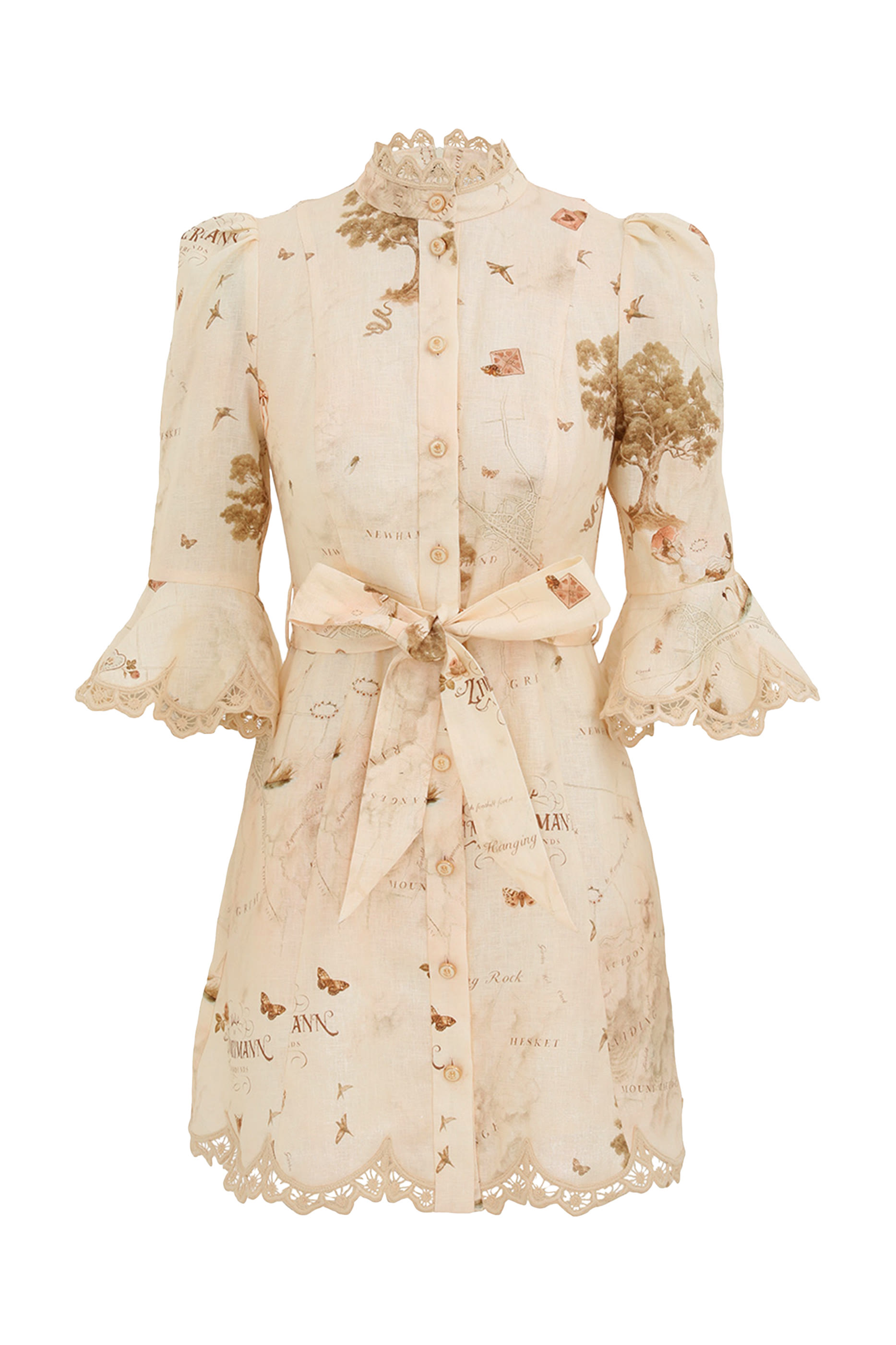 فستان قصير مزين