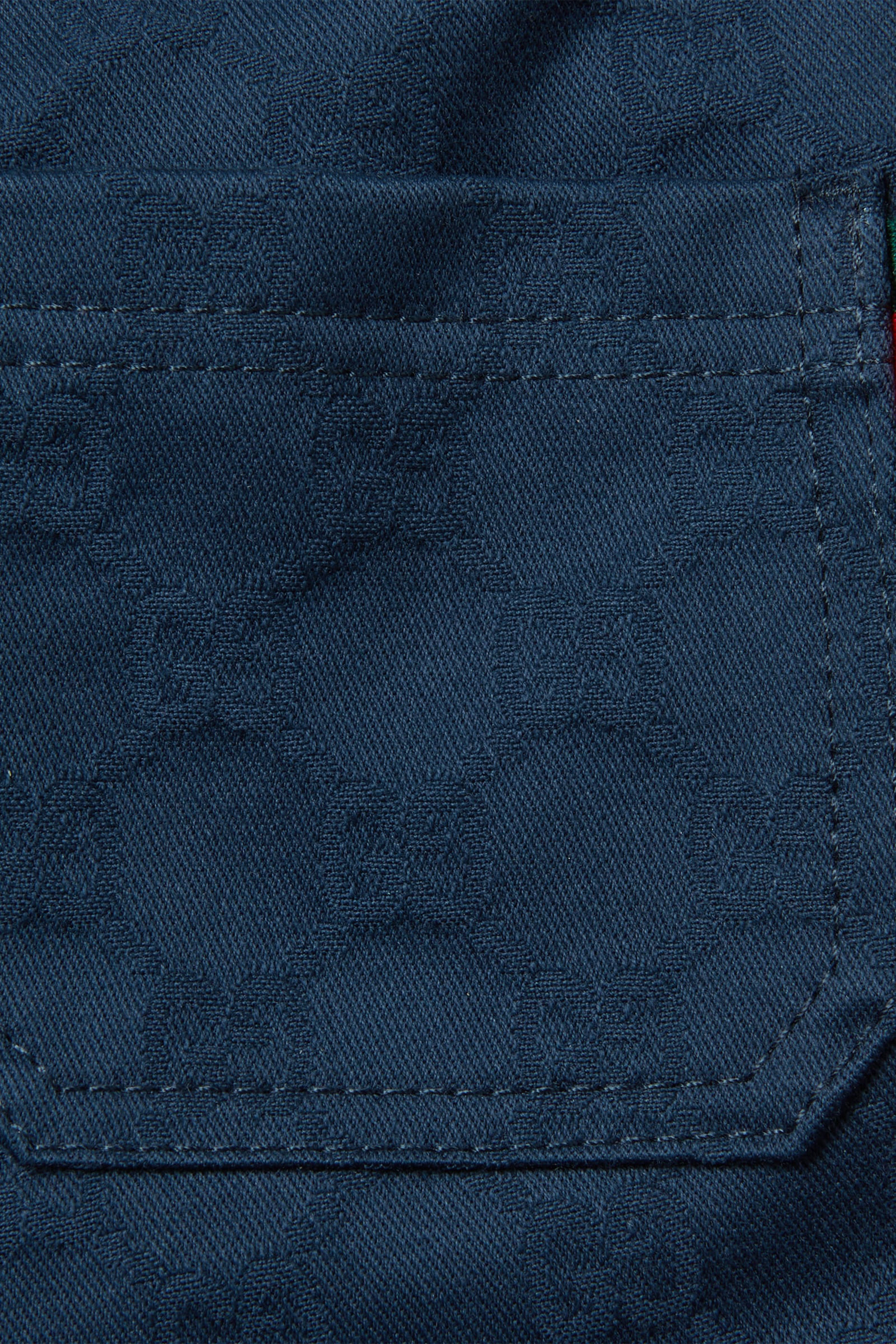 بنطال بشعار حرفي الماركة قطن للأطفال