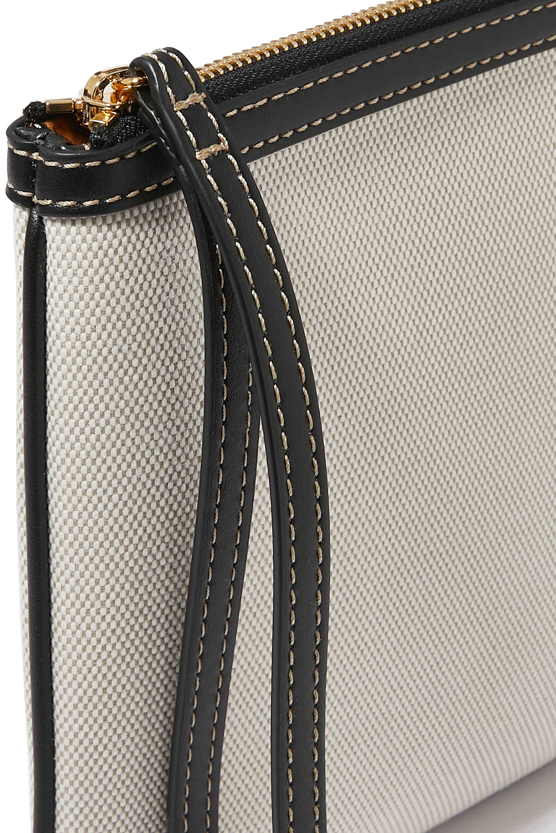 حقيبة قماش قنب بشعار الماركة