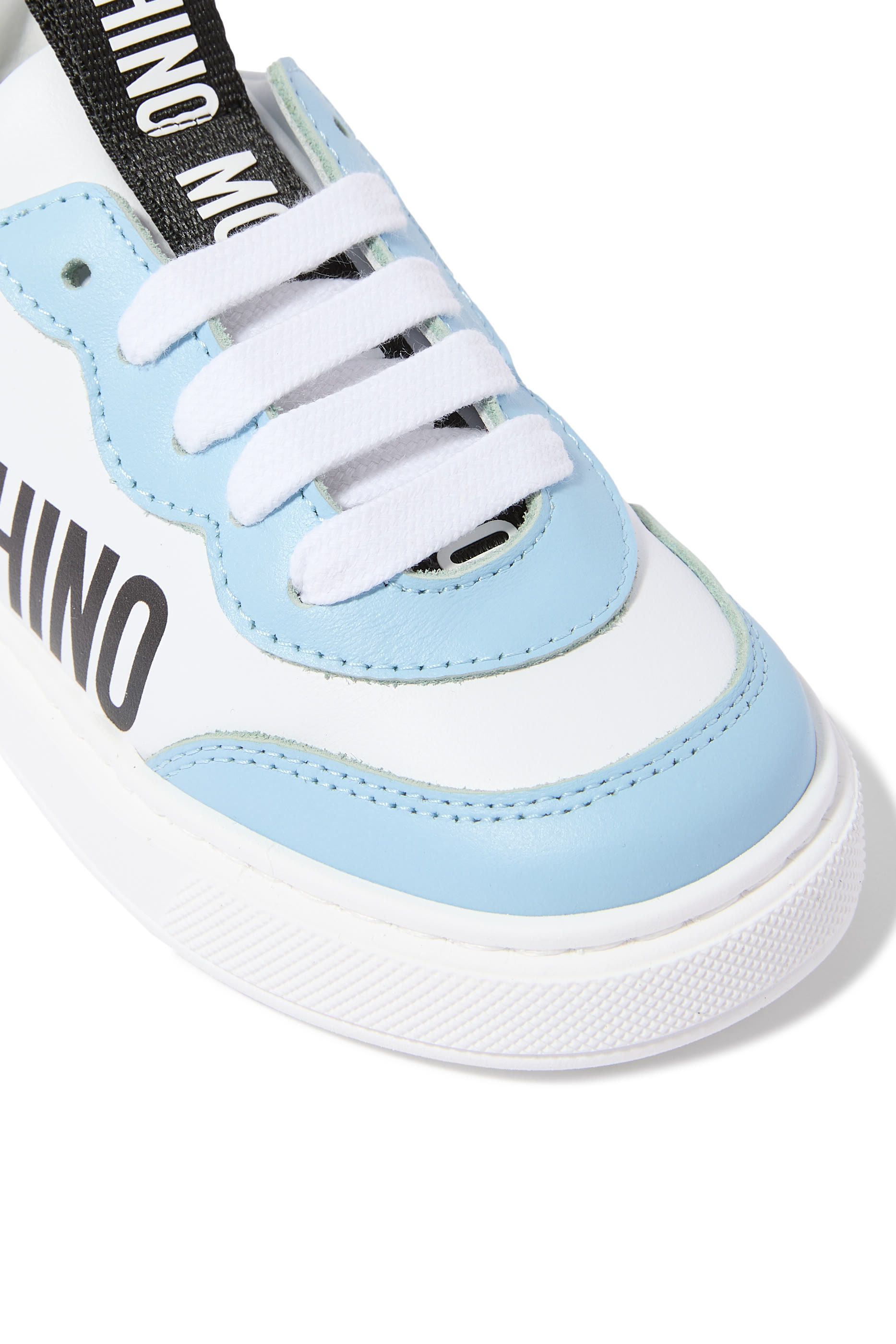 سنيكرز بشعار الماركة جلد للأطفال