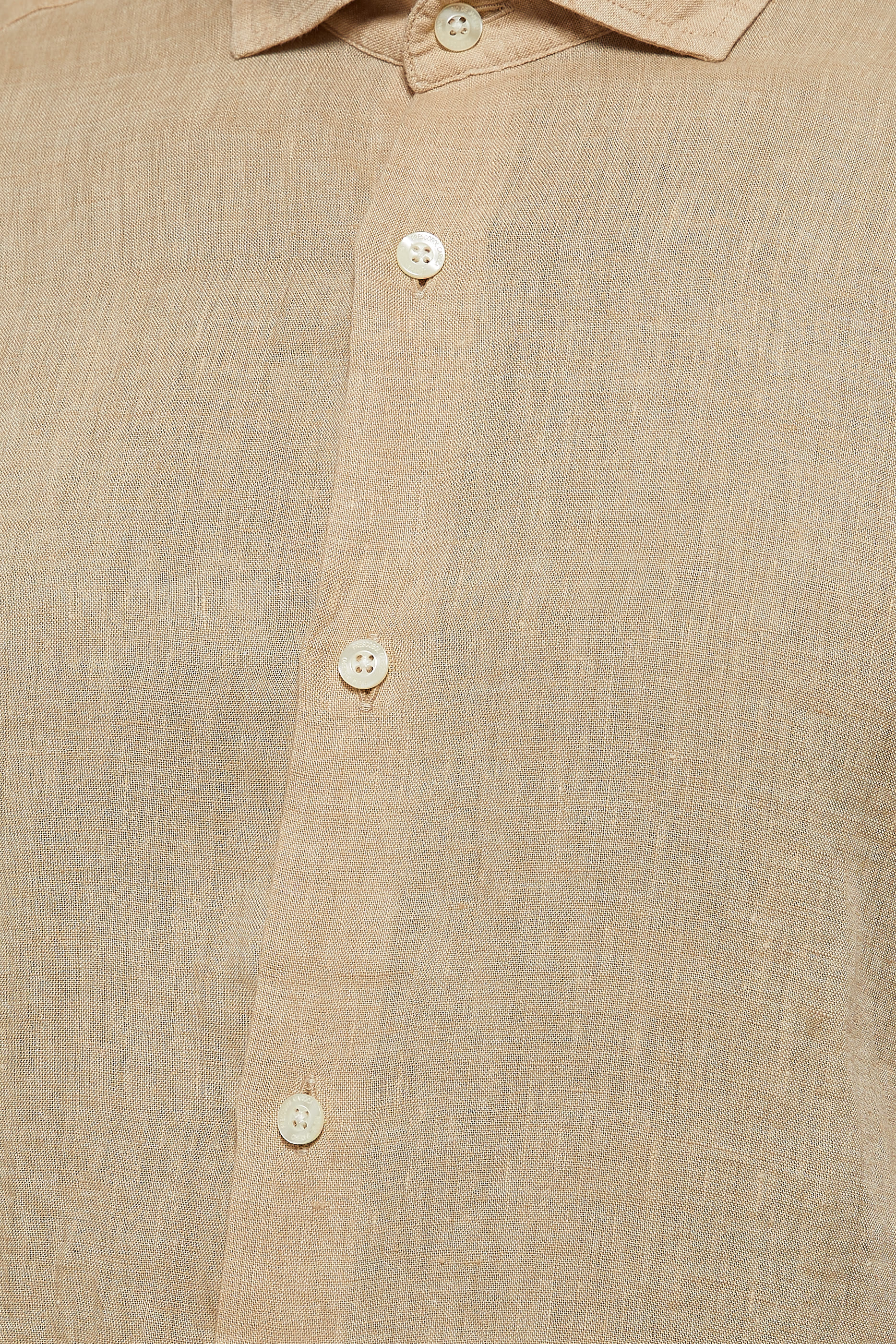 قميص كتان بأكمام طويلة