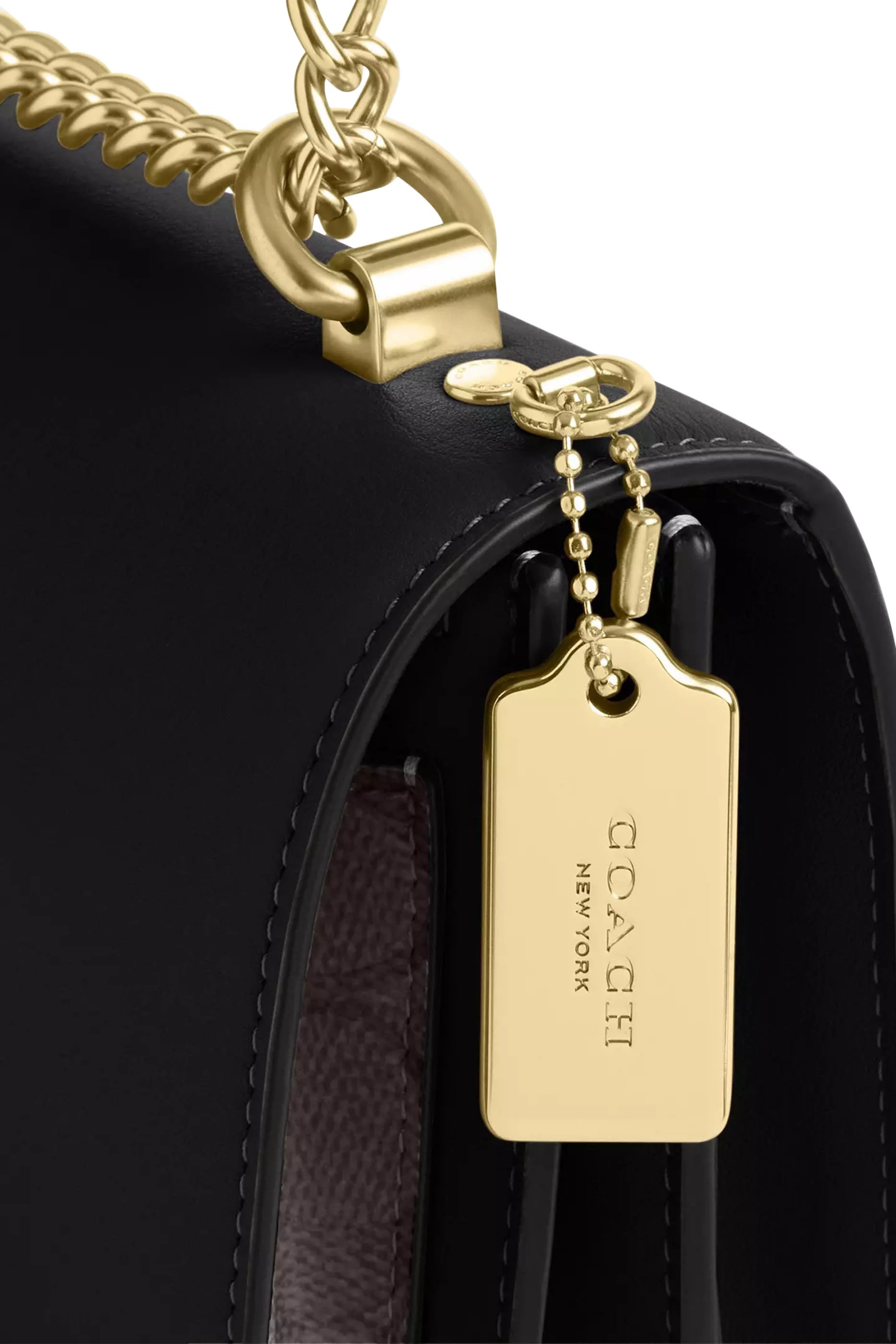 حقيبة كروس بودي كلير قماش قنب بشعار الماركة