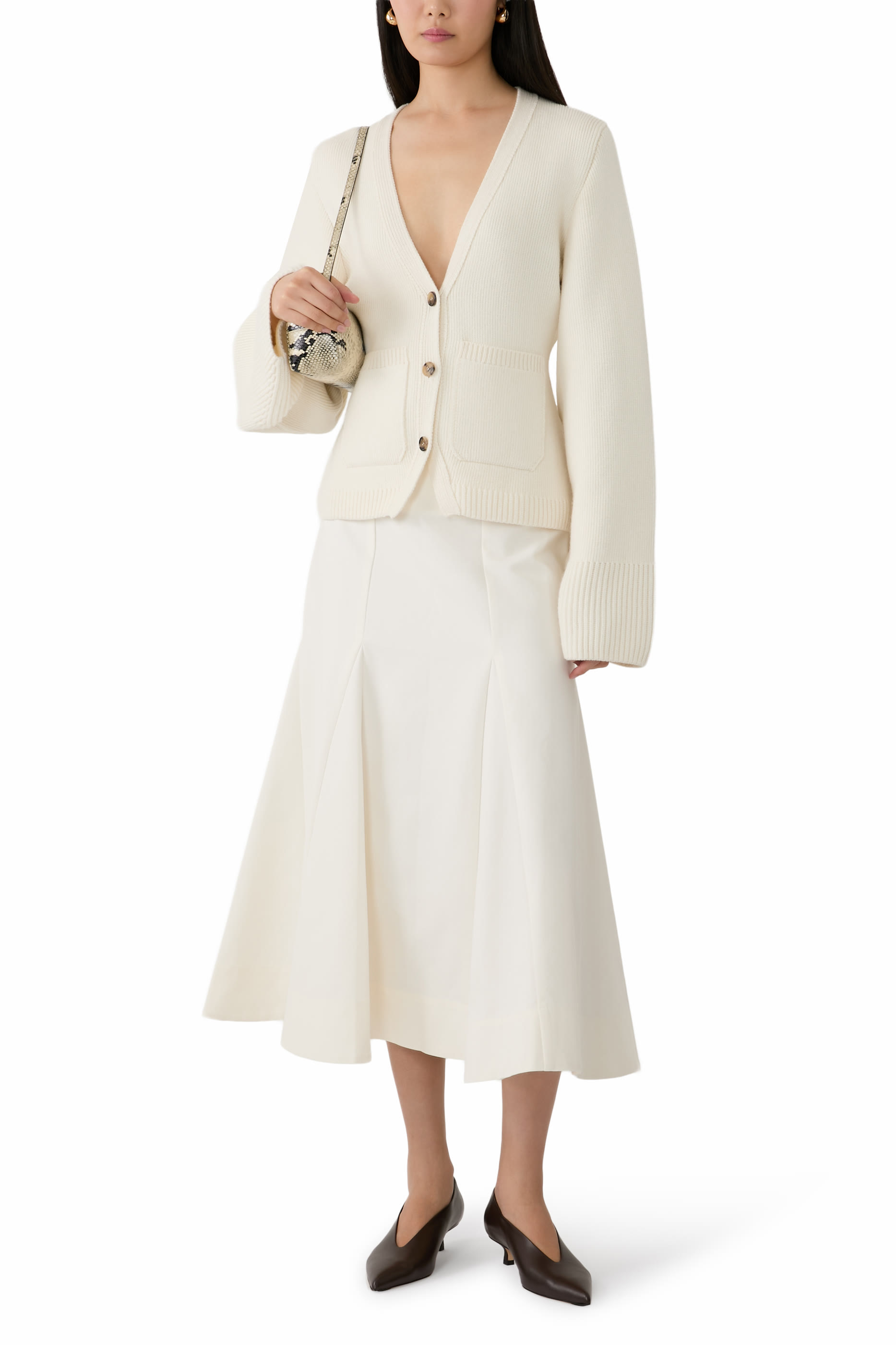 تنورة سكالبتشورال قطن