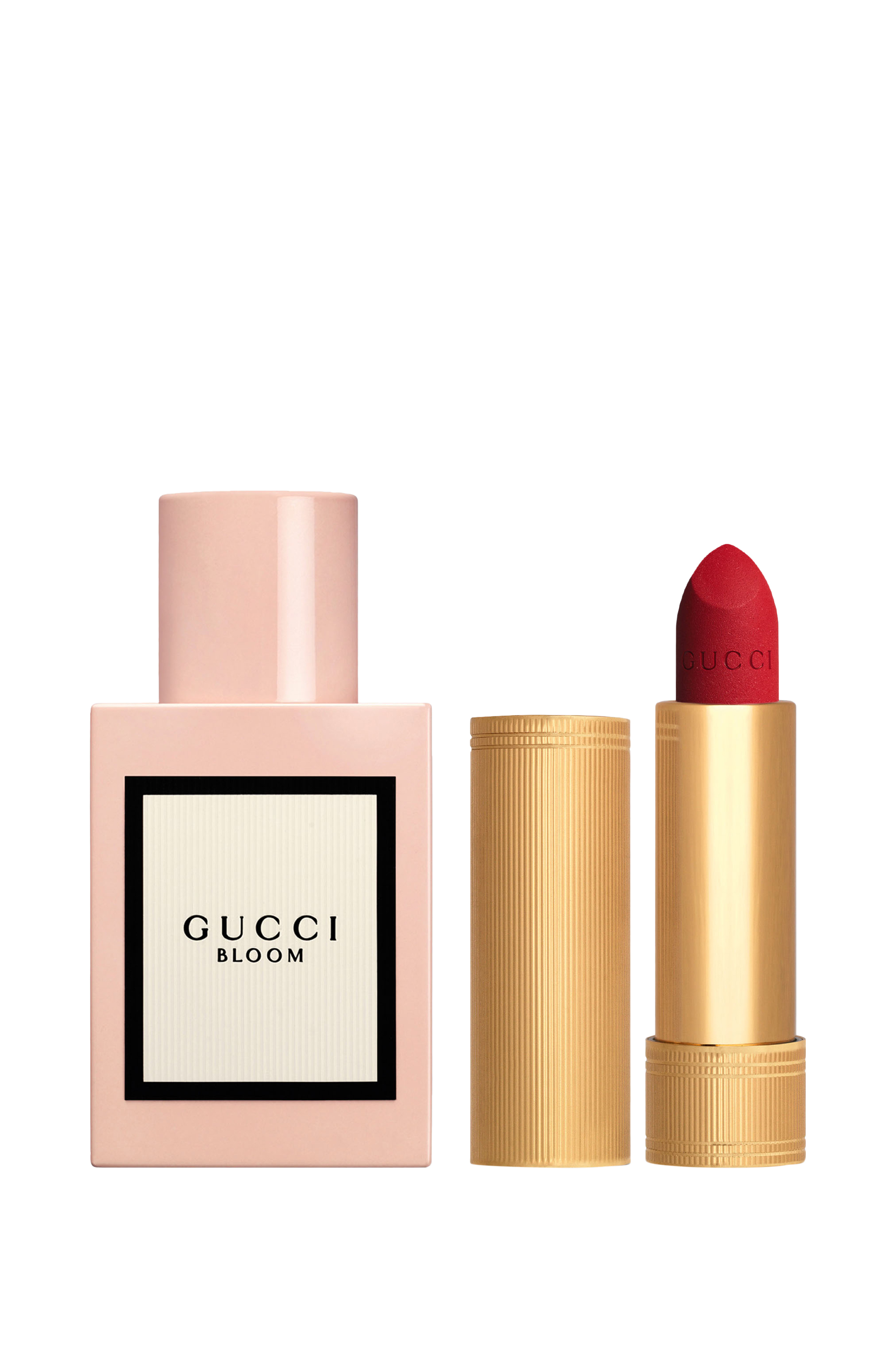 مجموعة هدايا أو دو بارفان بلوم وأحمر شفاه غير لامع