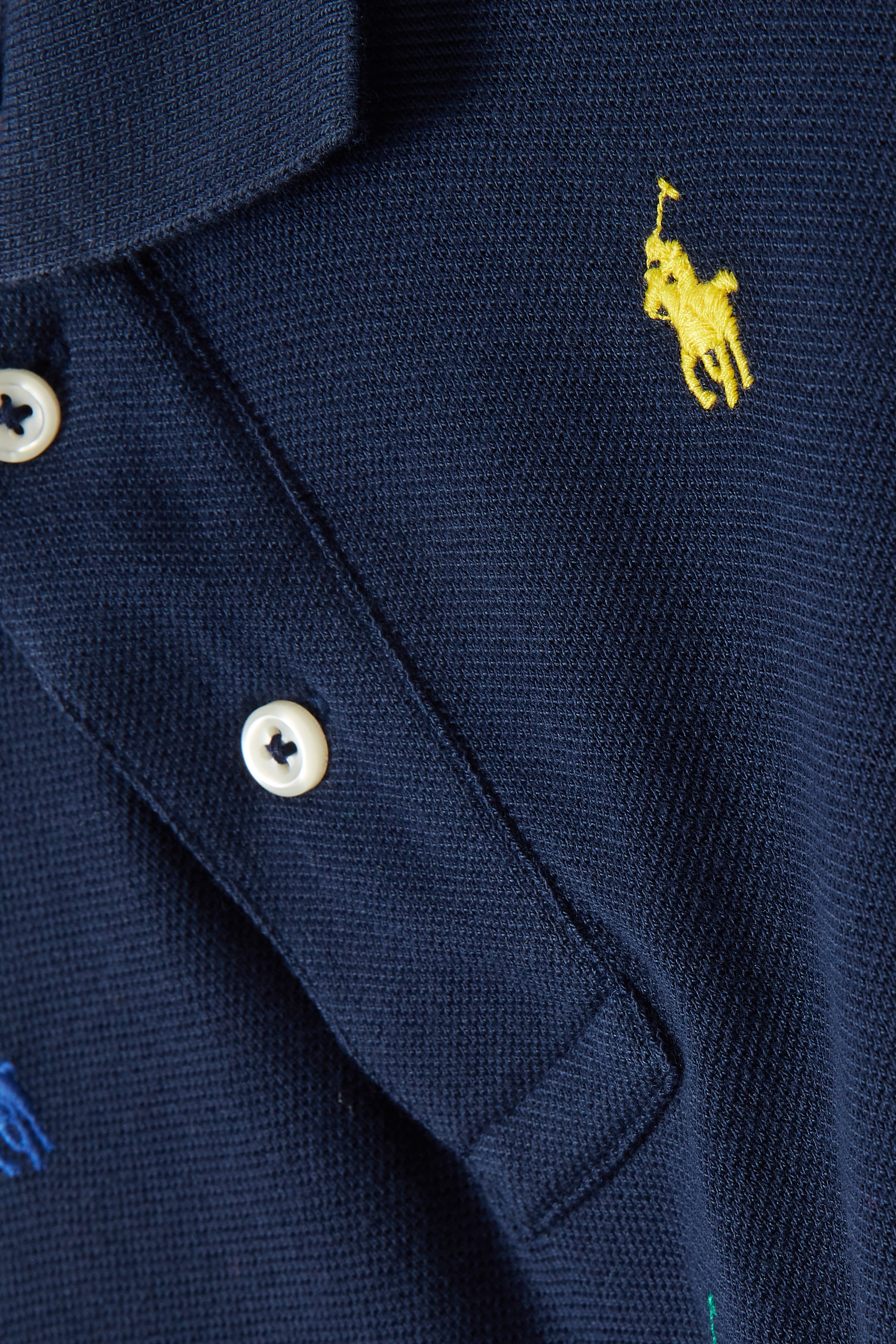 قميص بولو مطرز للأطفال