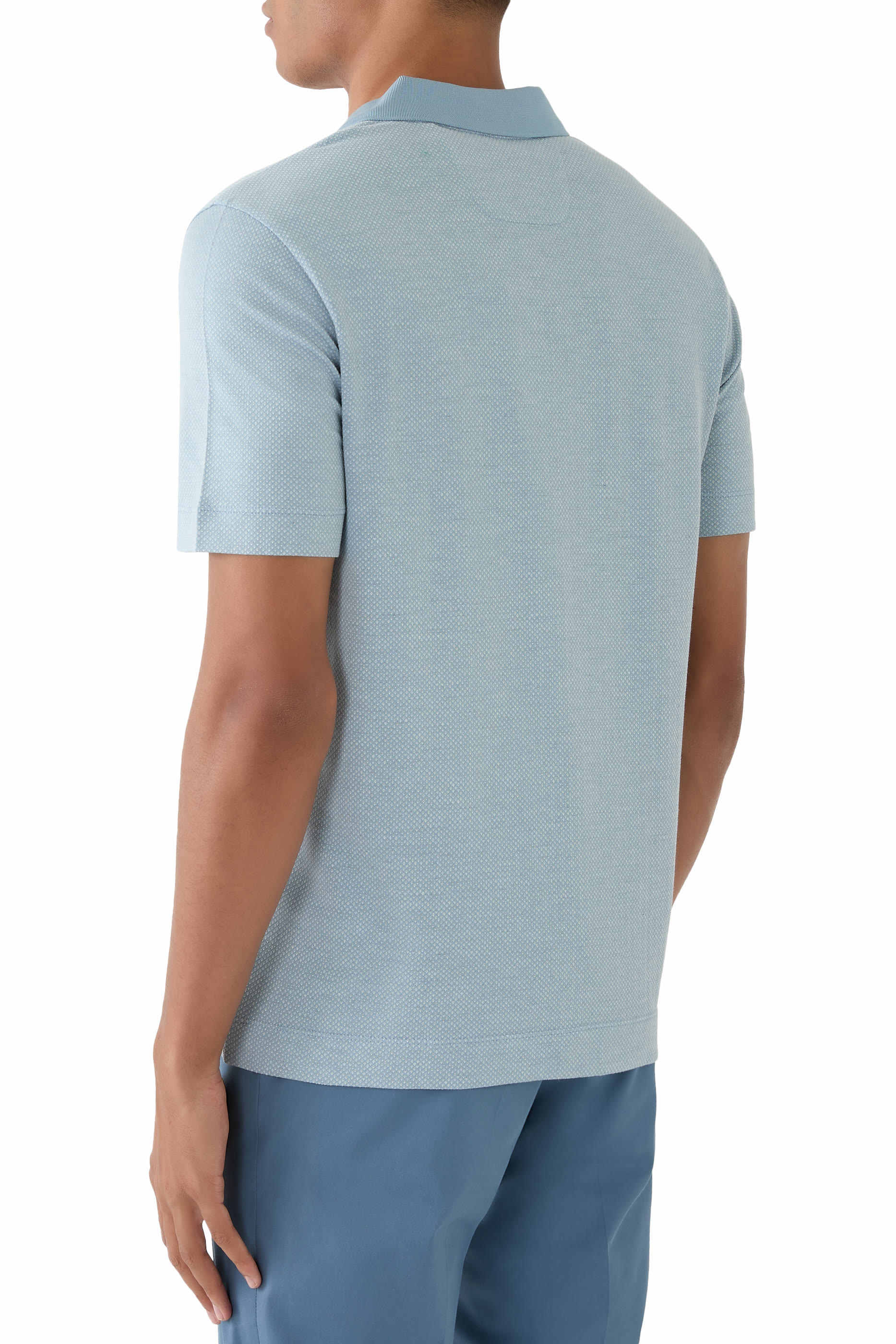 قميص بولو بأكمام قصيرة