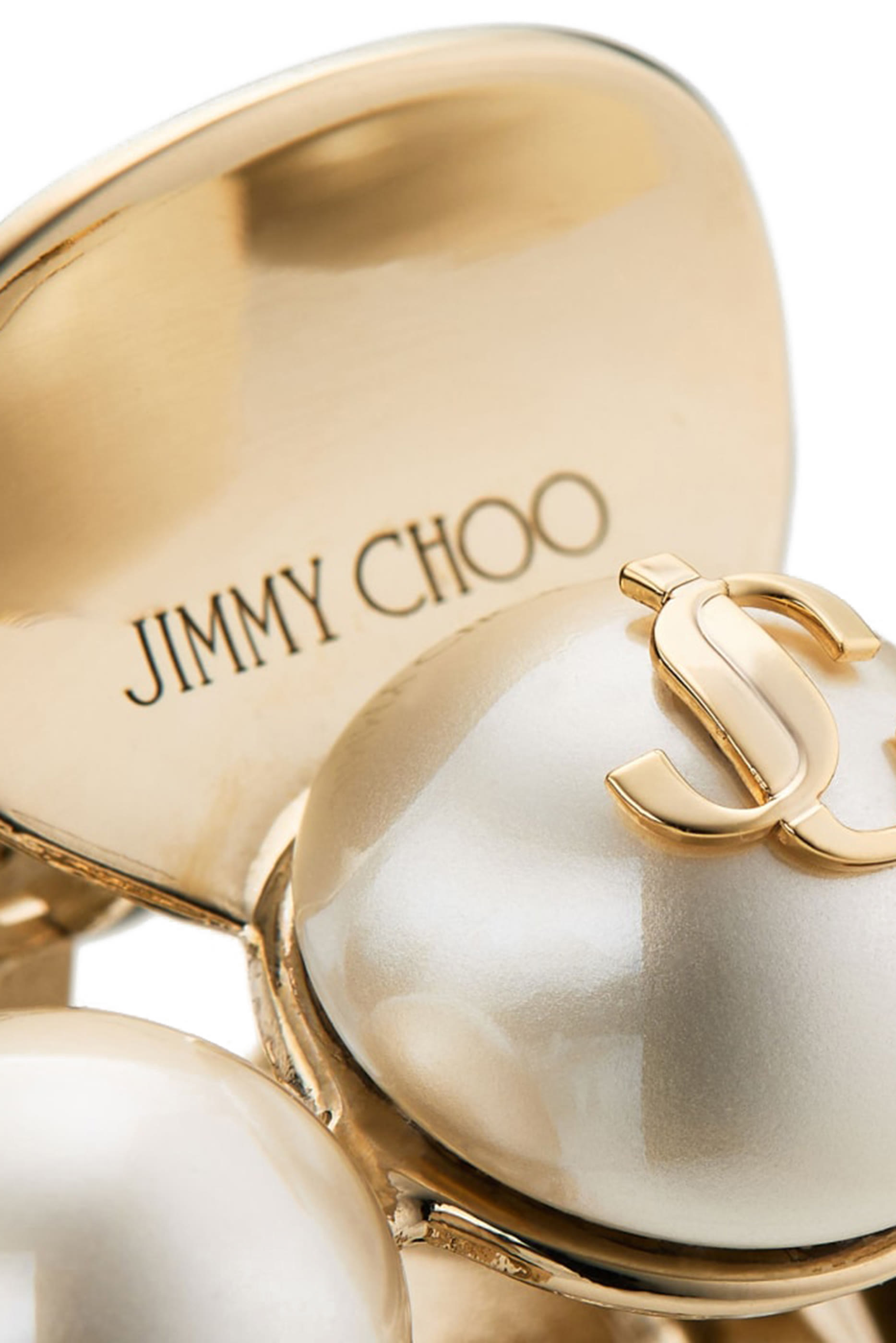 مشبك شعر بتصميم مخلب مزين باللؤلؤ