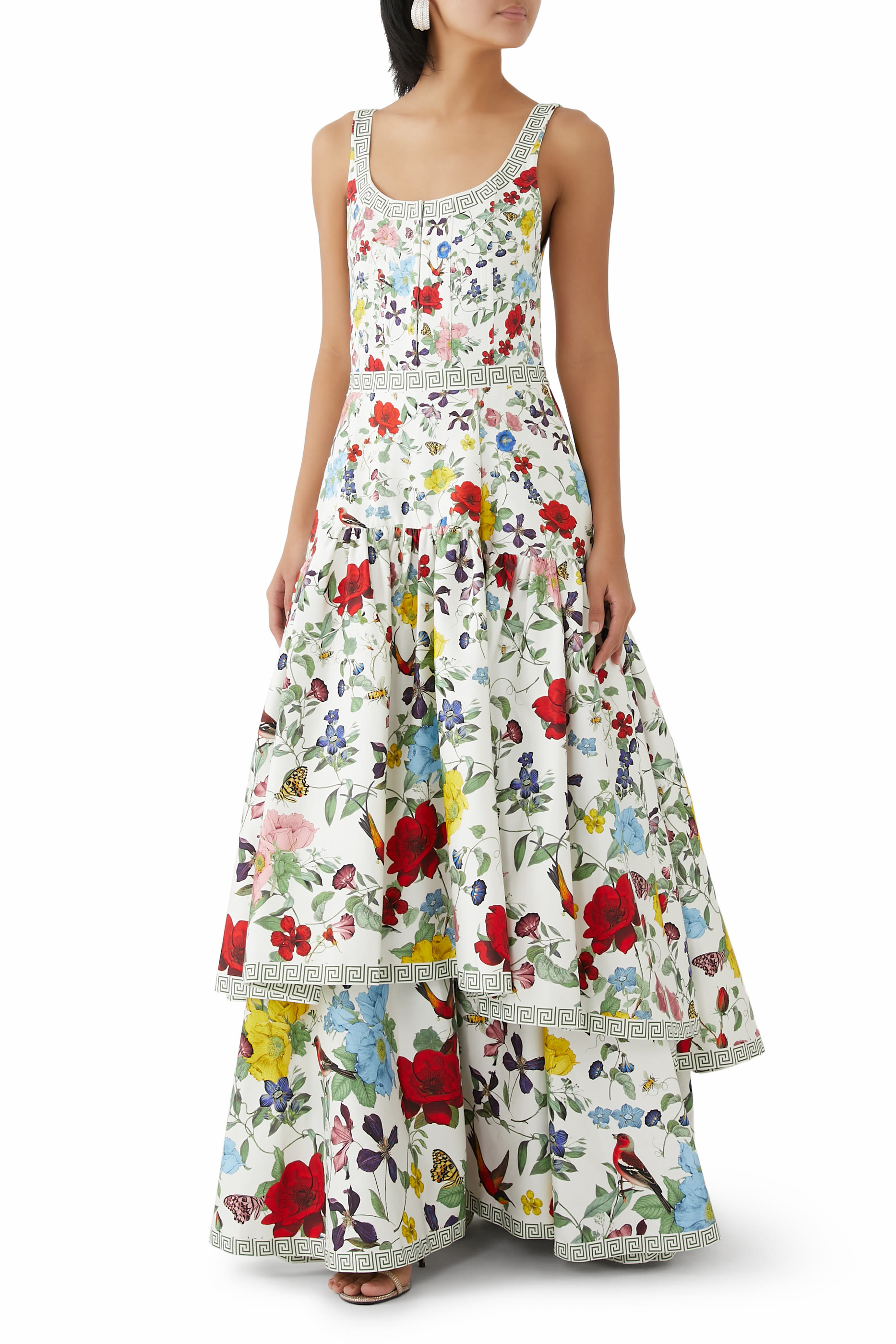 فستان سهرة ديانا مع حافة قابلة للفصل