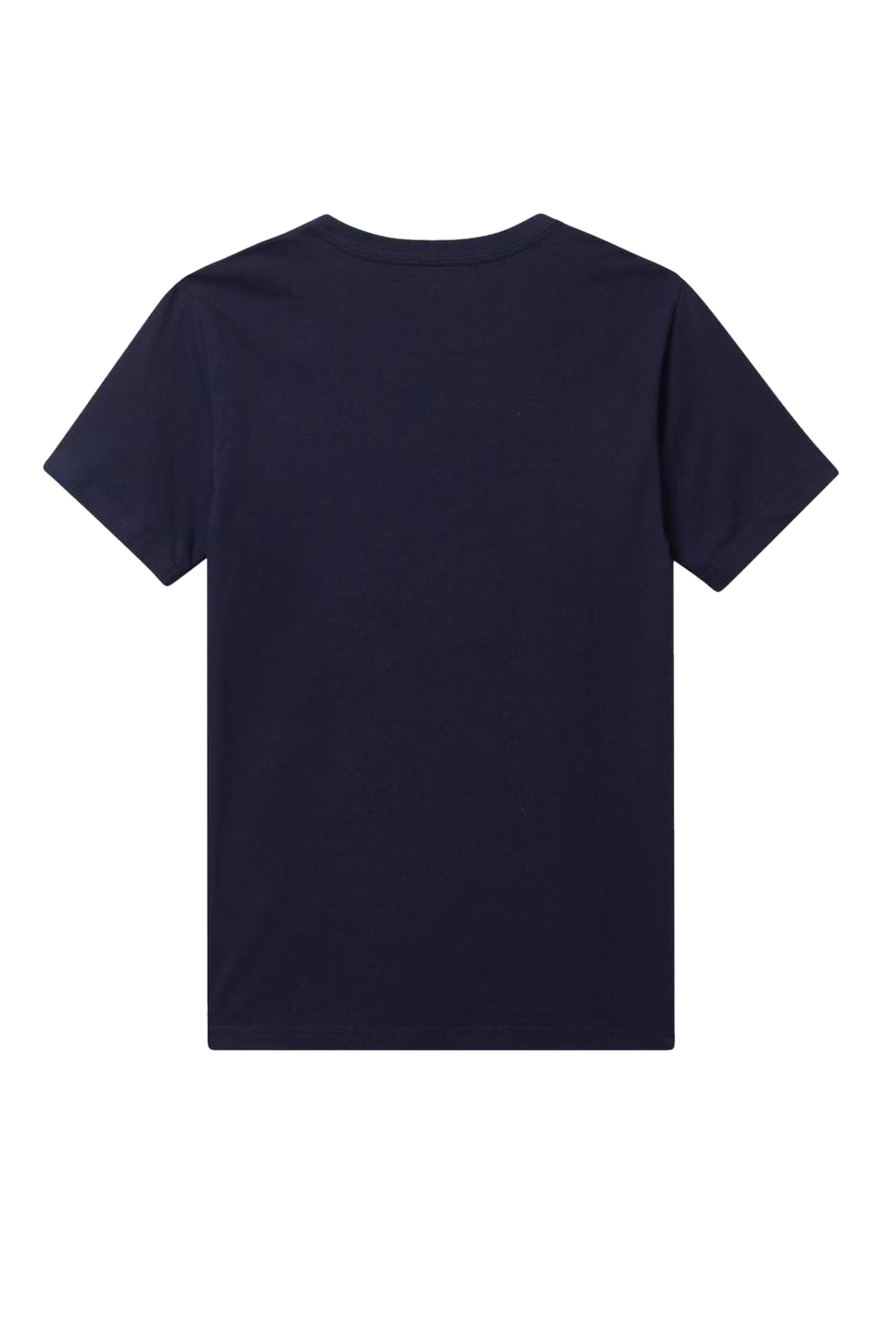 تي شيرت قطن جيرسيه بفتحة رقبة مستديرة