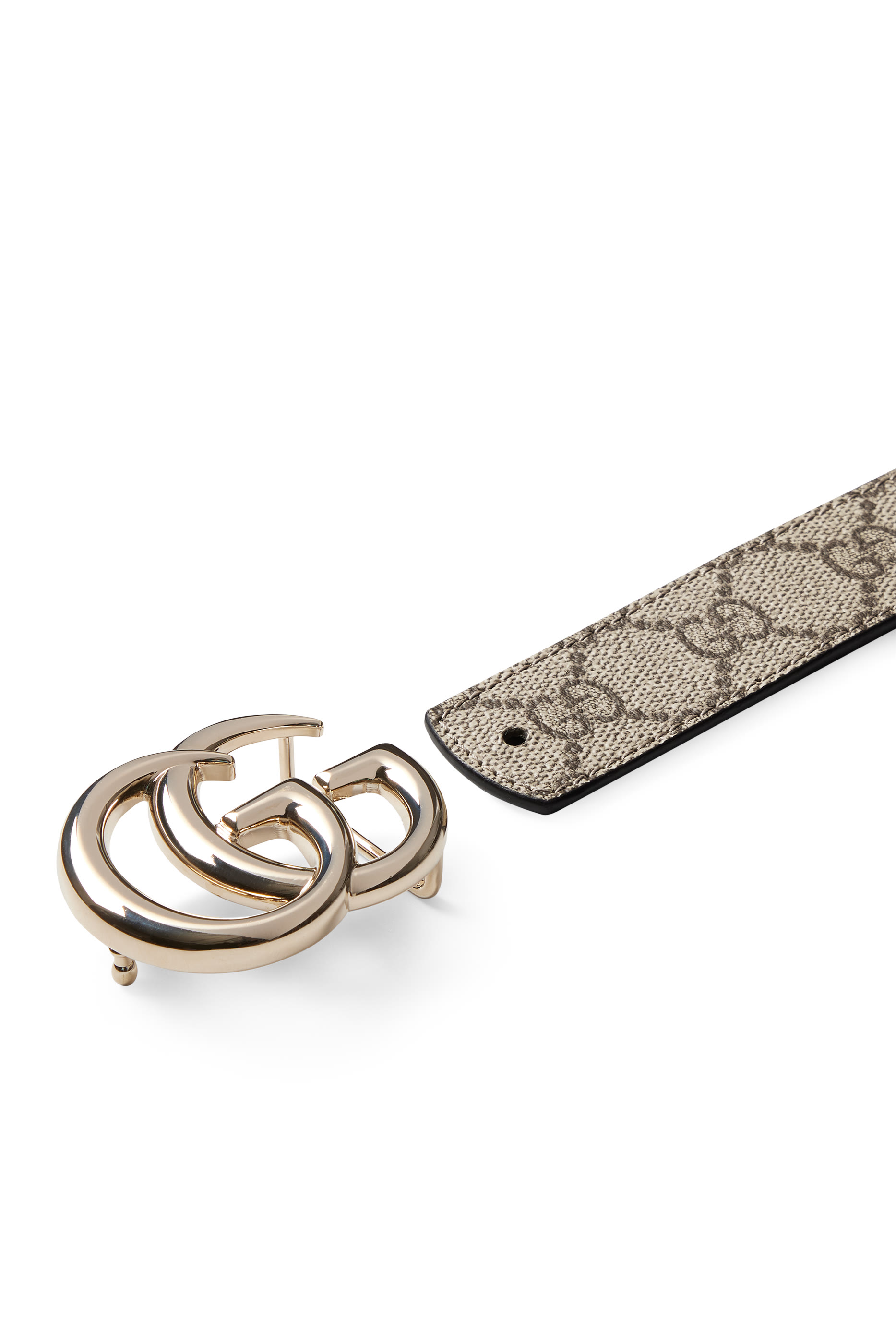 حزام مارمونت بوجهين ونقشة حرفي شعار الماركة