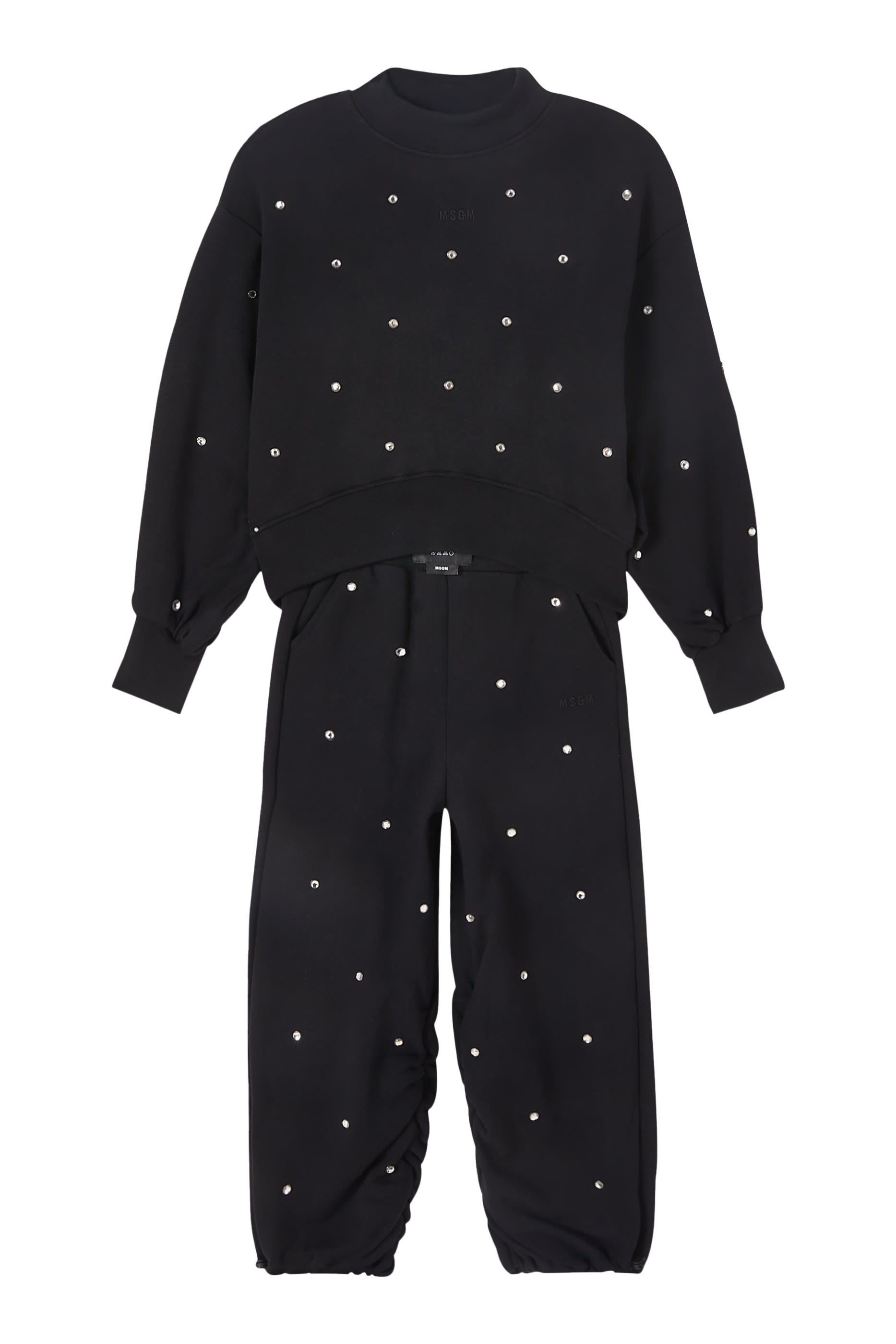 بنطال رياضي مرصع بالكريستال للأطفال