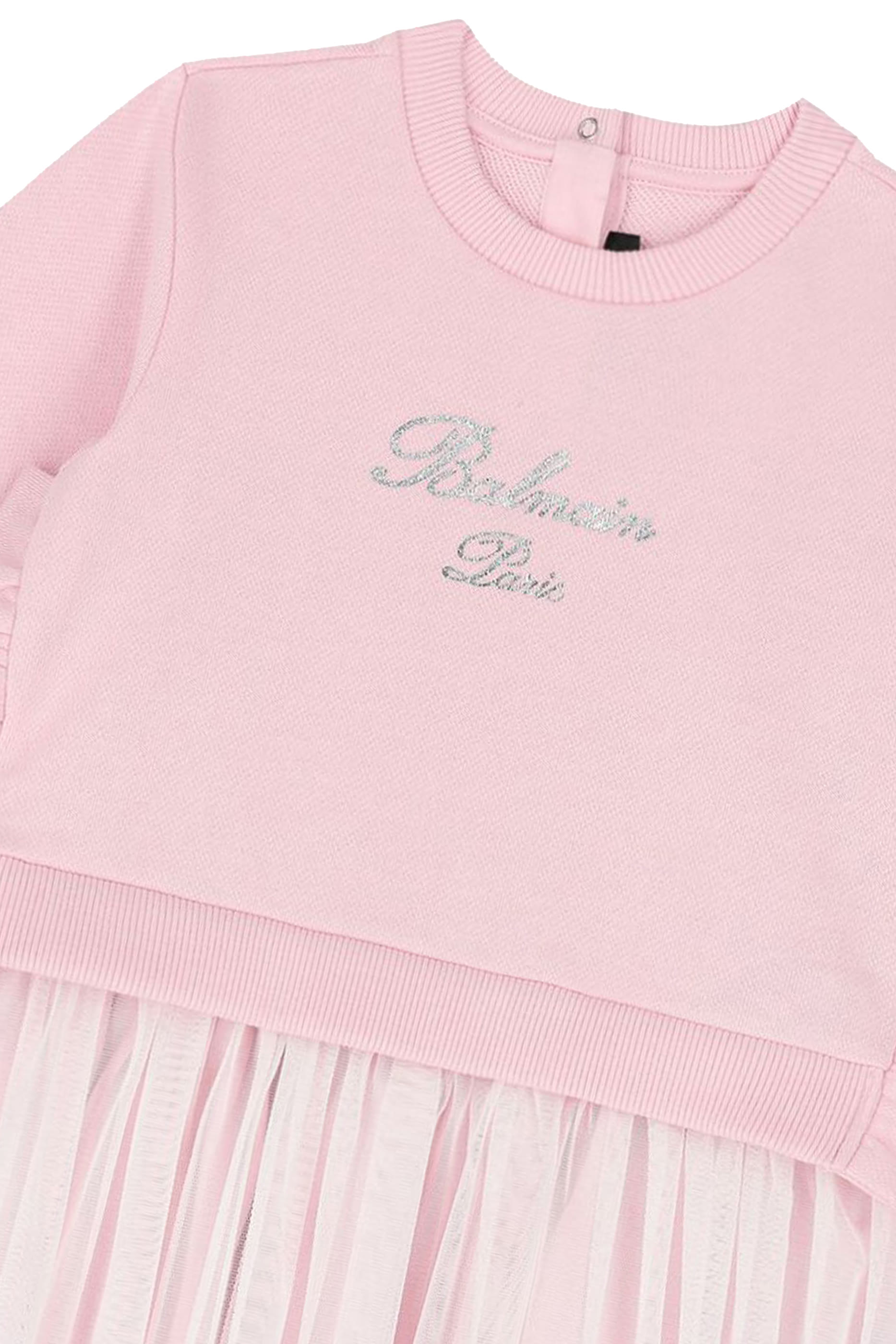 طقم فستان بشعار الماركة للأطفال