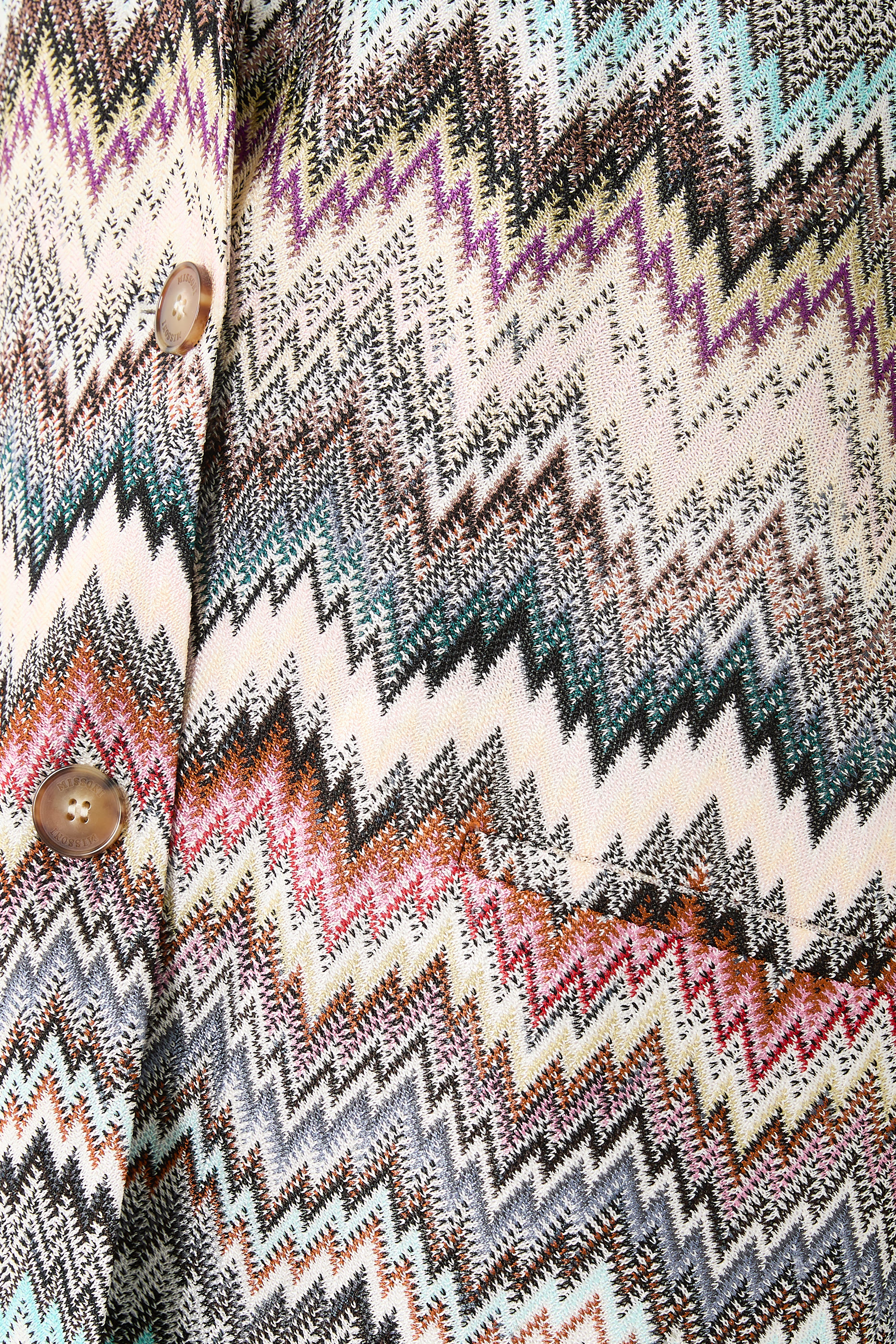 بليزر بصف أزرار للإغلاق ونقشة جلد الأفعى