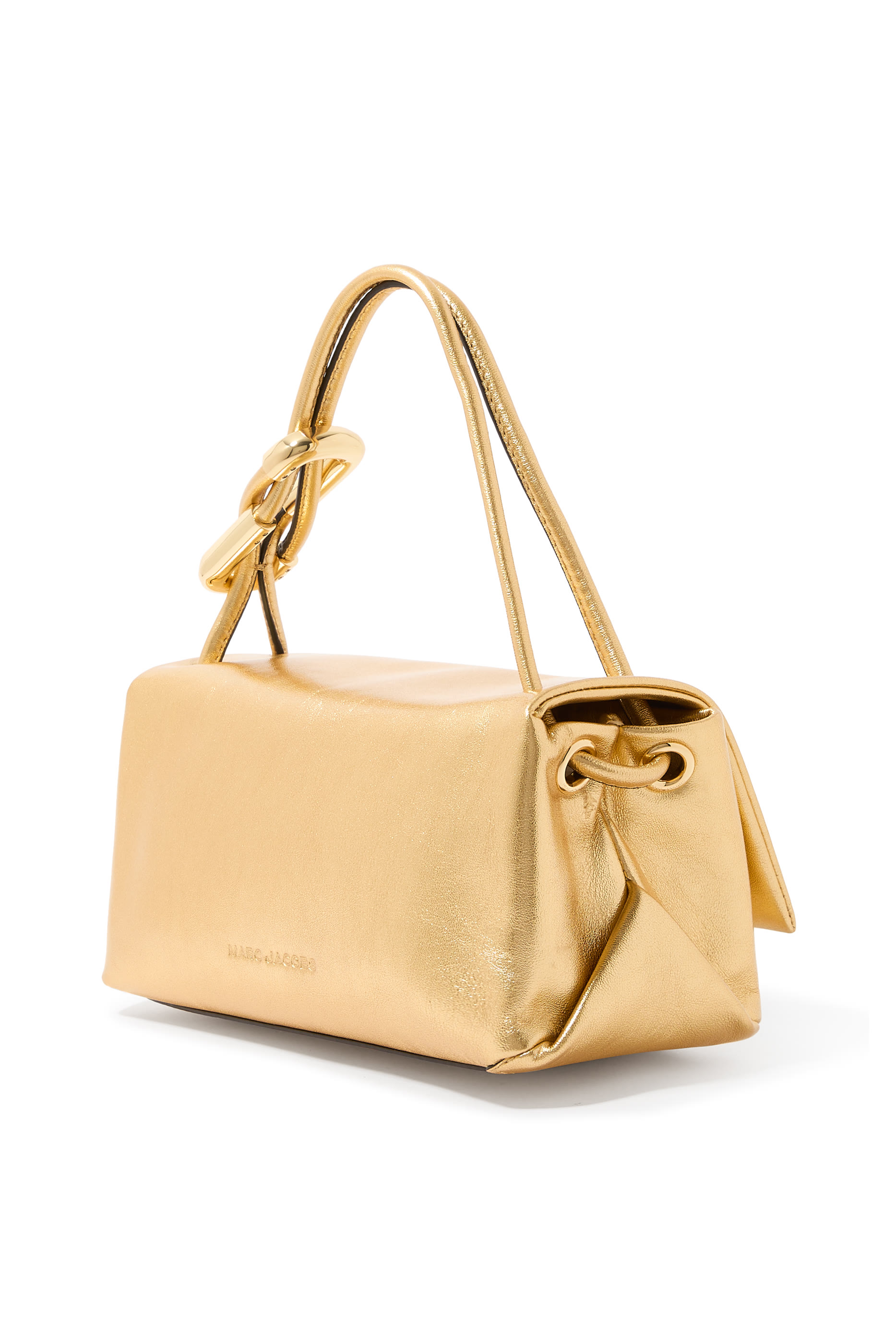 حقيبة صغيرة لامعة بيدين علويتين