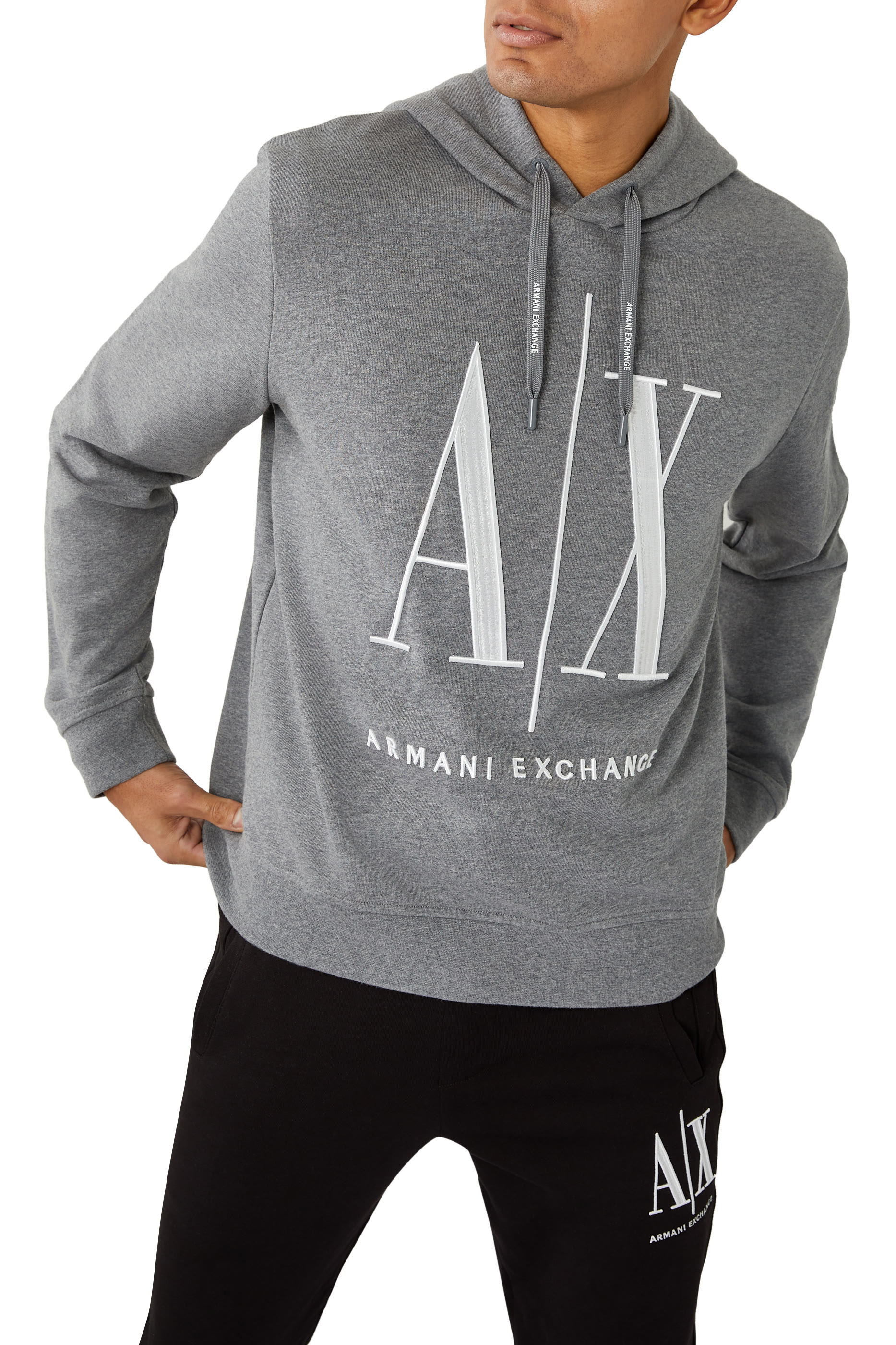 Large Icon Cotton Hoodie