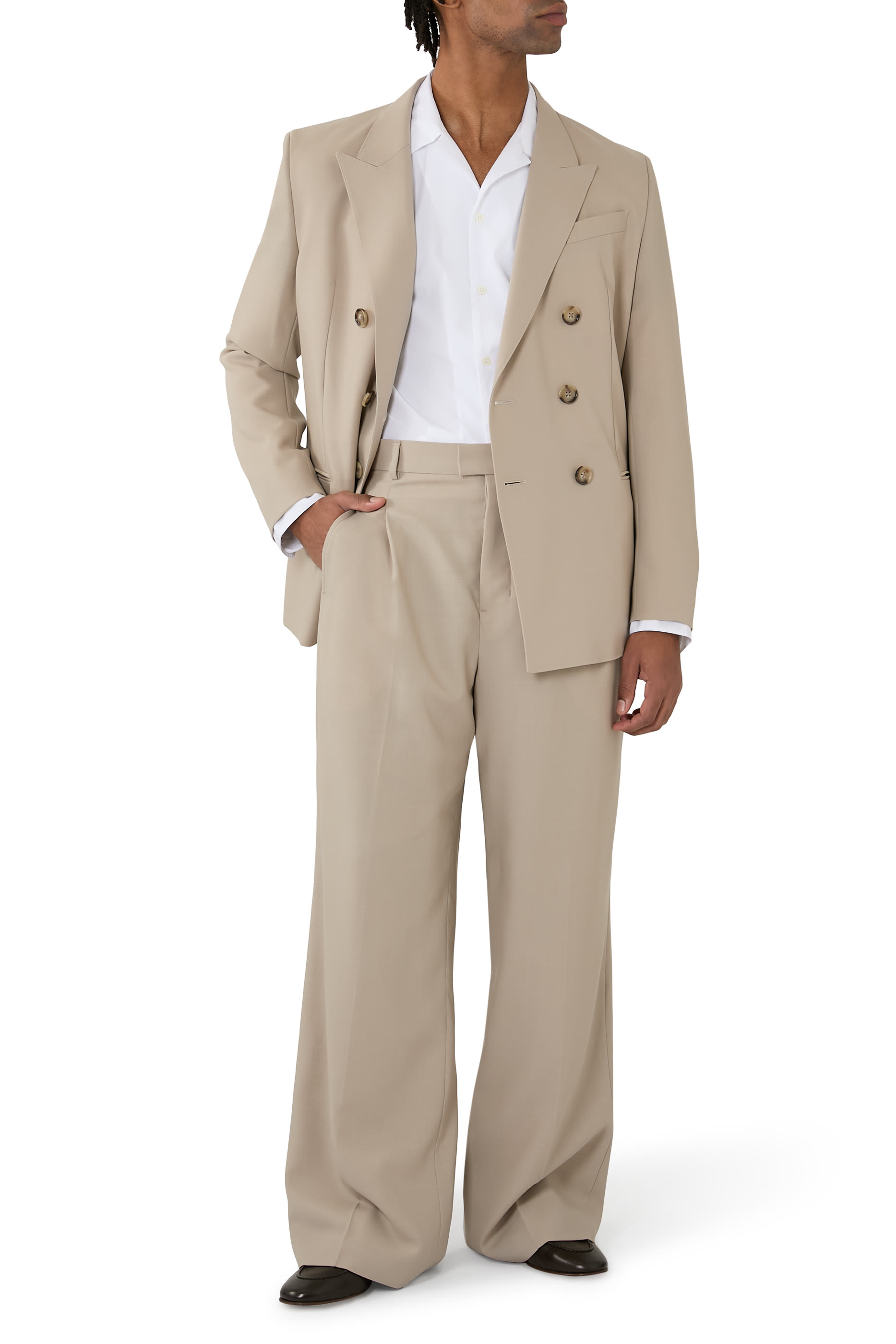 قميص بقصة مربعة قطن