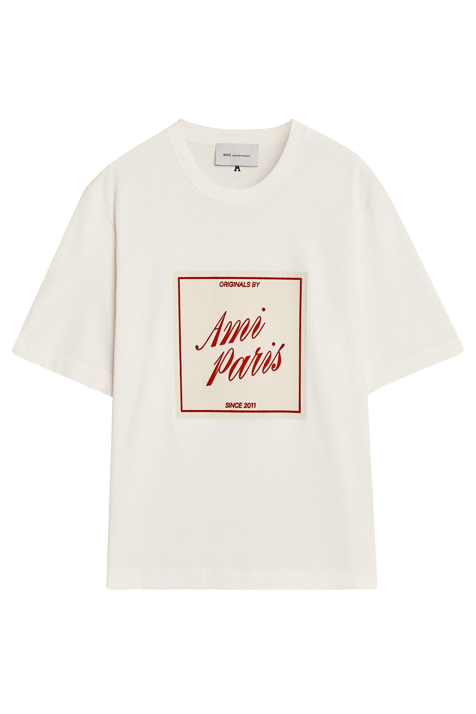 Cotton Ami Paris Heritage Print T-Shirt
